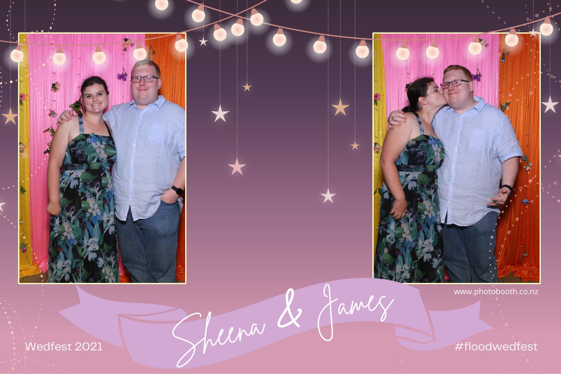 James and Sheena's Wedding | View more photos from the event at gallery.photobooth.co.nz/u/SelfieCentral/James-and-Sheenas-Wedding