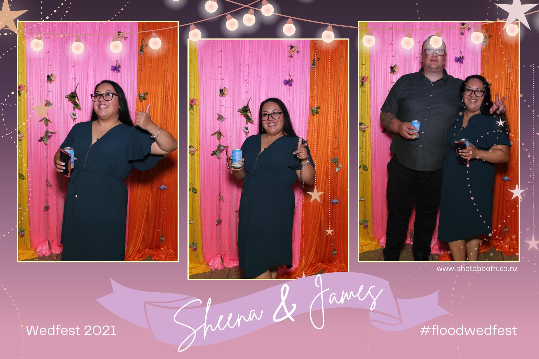 James and Sheena's Wedding | View more photos from the event at gallery.photobooth.co.nz/u/SelfieCentral/James-and-Sheenas-Wedding