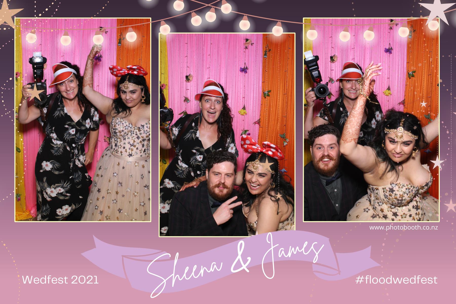 James and Sheena's Wedding | View more photos from the event at gallery.photobooth.co.nz/u/SelfieCentral/James-and-Sheenas-Wedding