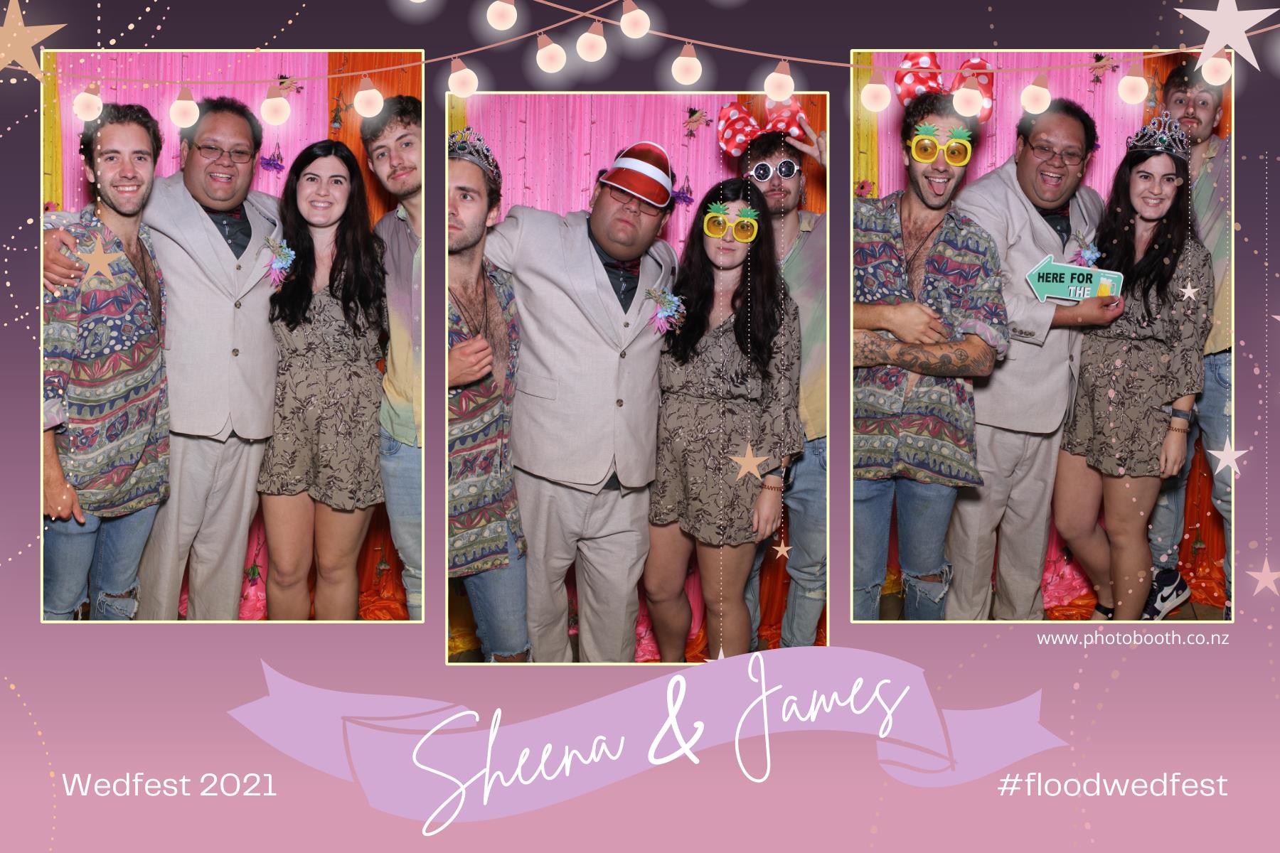 James and Sheena's Wedding | View more photos from the event at gallery.photobooth.co.nz/u/SelfieCentral/James-and-Sheenas-Wedding