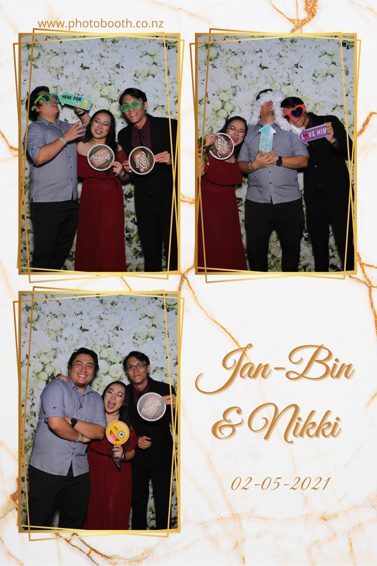 Jan-Bin & Nikki's Wedding | View more photos from the event at gallery.photobooth.co.nz/u/SelfieCentral/Jan-Bin-Nikkis-Wedding