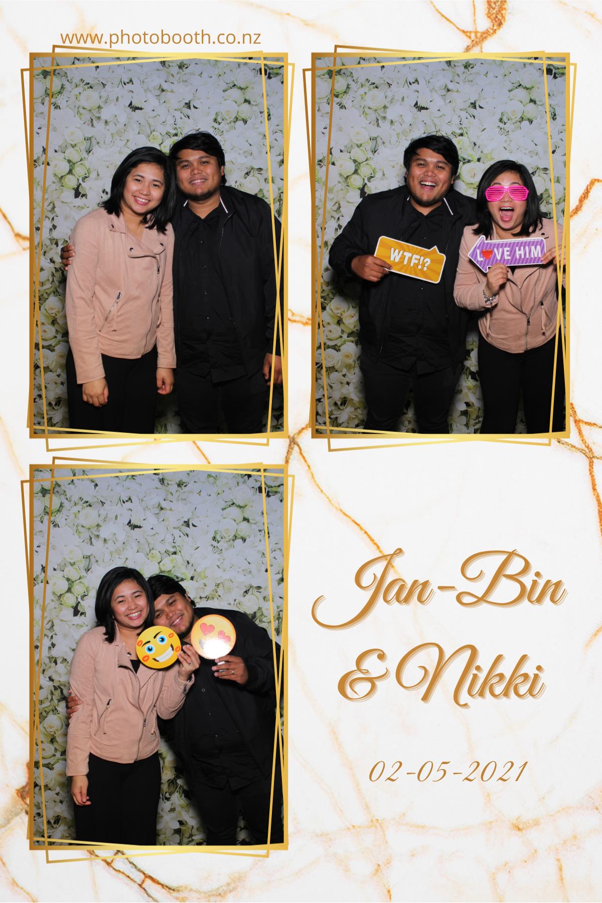 Jan-Bin & Nikki's Wedding | View more photos from the event at gallery.photobooth.co.nz/u/SelfieCentral/Jan-Bin-Nikkis-Wedding