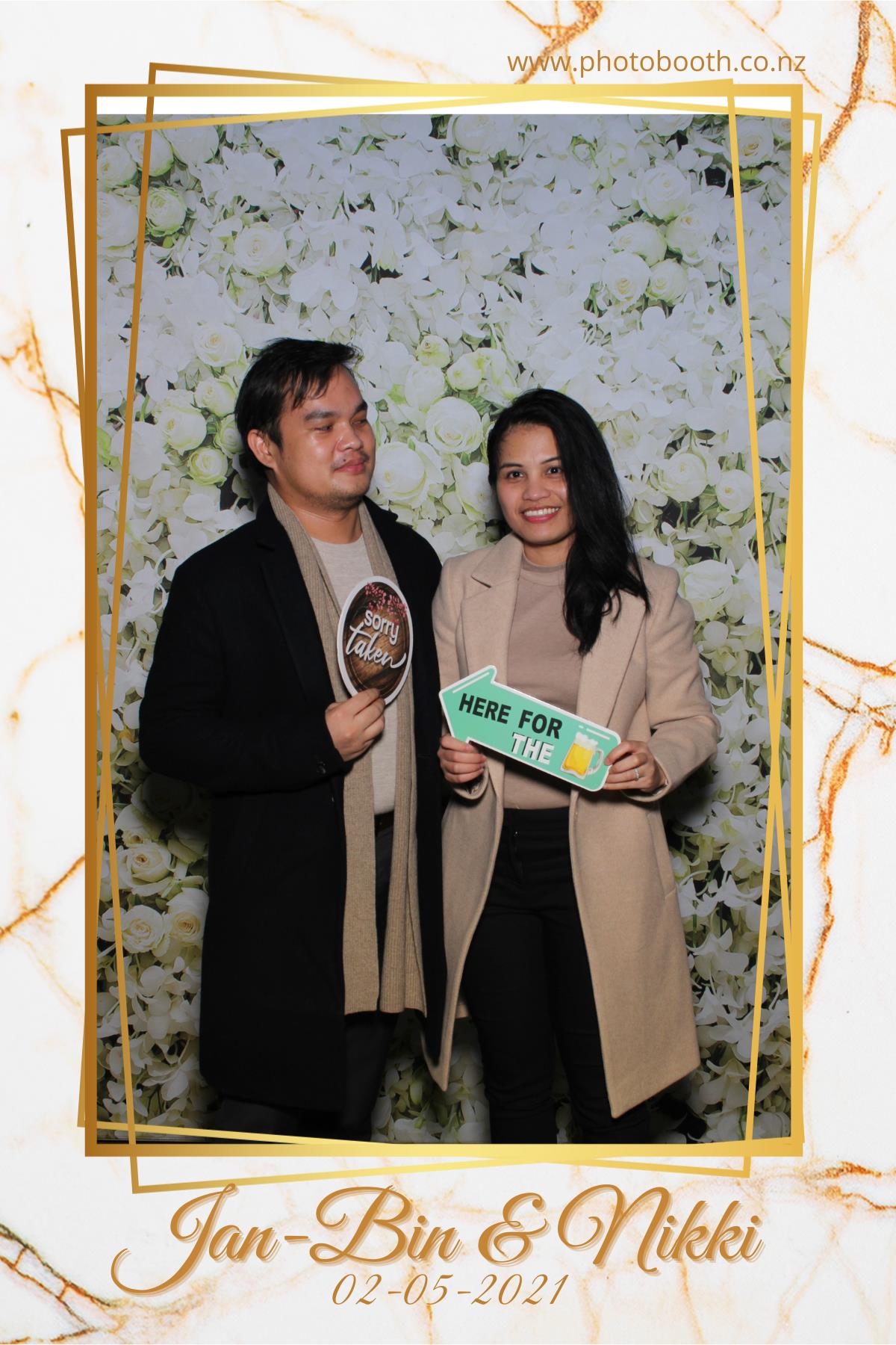 Jan-Bin & Nikki's Wedding | View more photos from the event at gallery.photobooth.co.nz/u/SelfieCentral/Jan-Bin-Nikkis-Wedding