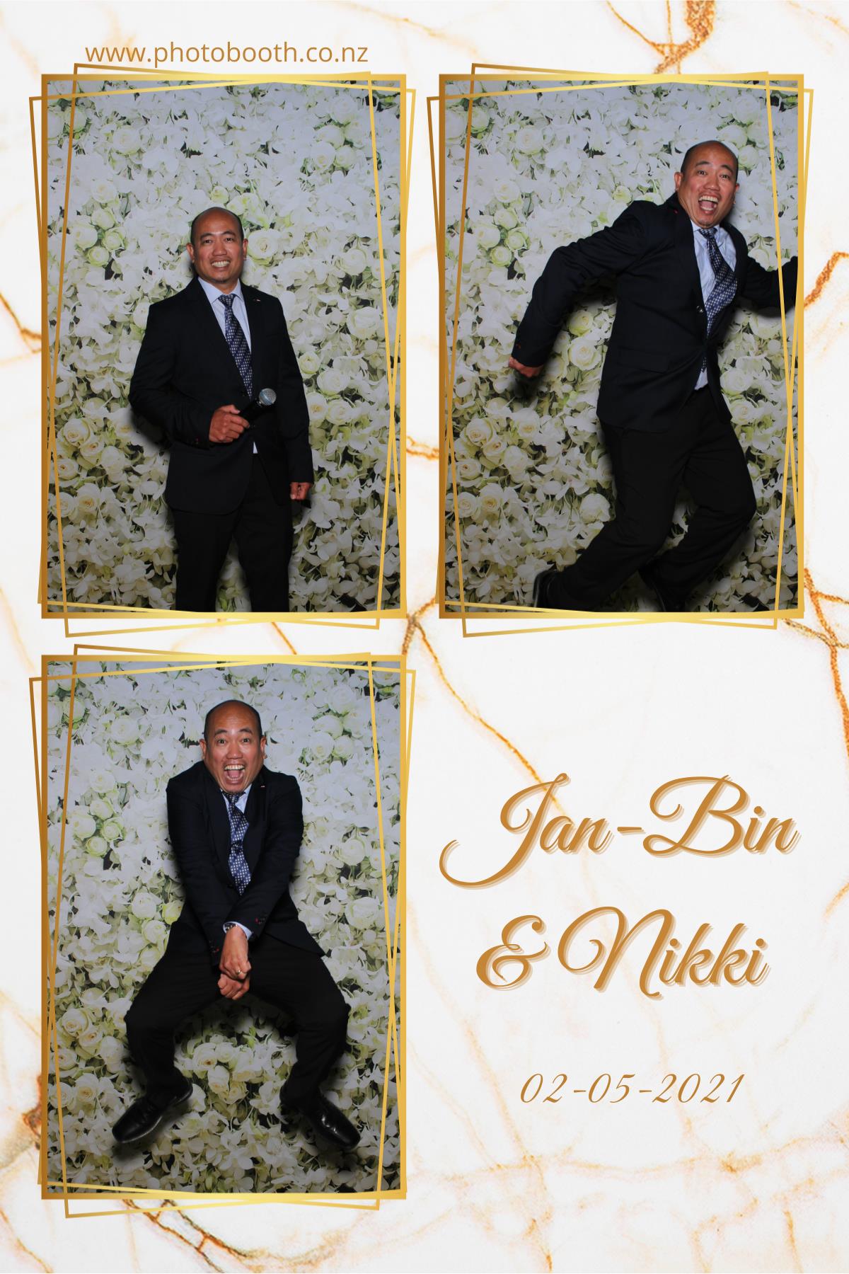 Jan-Bin & Nikki's Wedding | View more photos from the event at gallery.photobooth.co.nz/u/SelfieCentral/Jan-Bin-Nikkis-Wedding