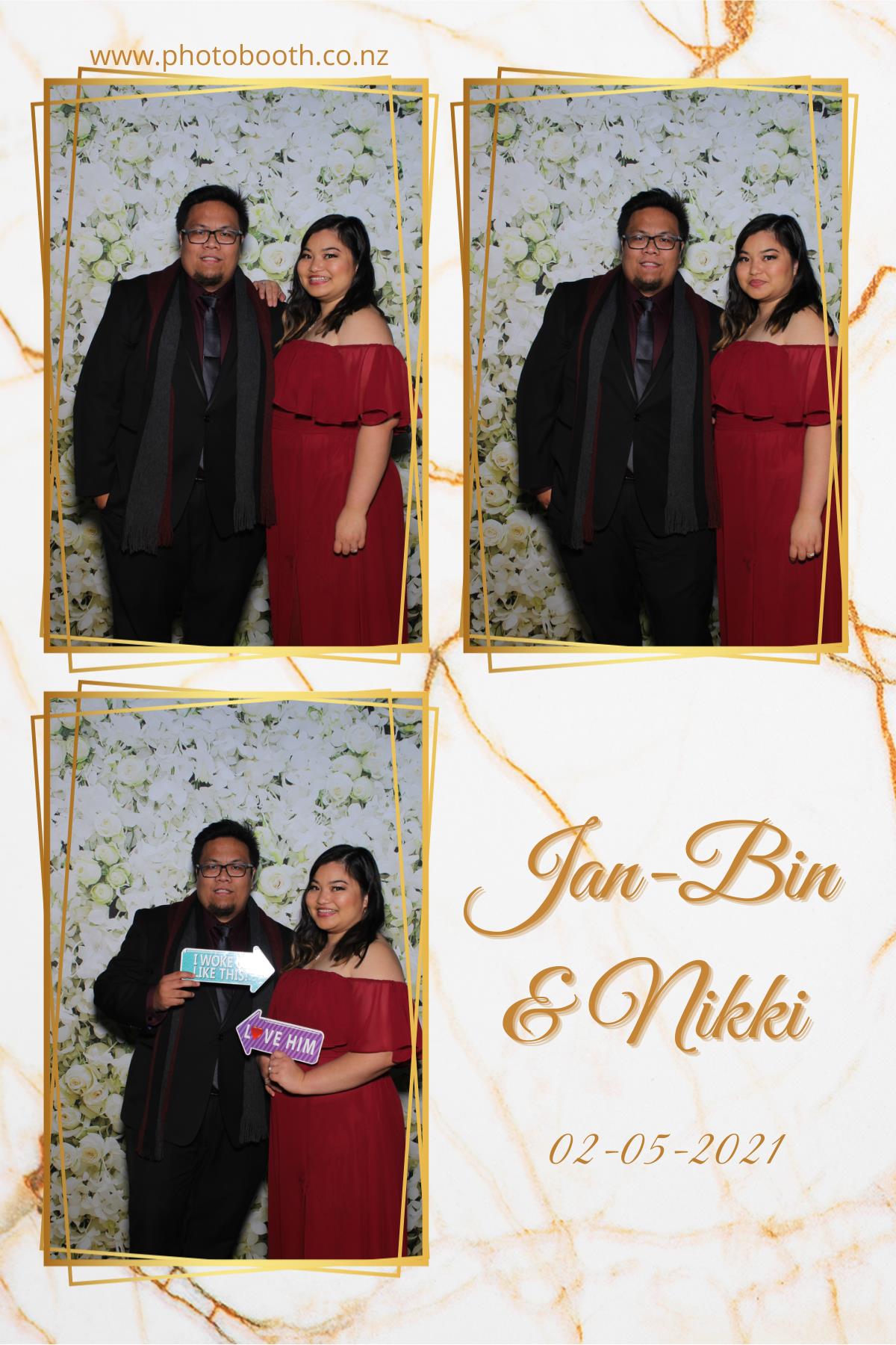 Jan-Bin & Nikki's Wedding | View more photos from the event at gallery.photobooth.co.nz/u/SelfieCentral/Jan-Bin-Nikkis-Wedding
