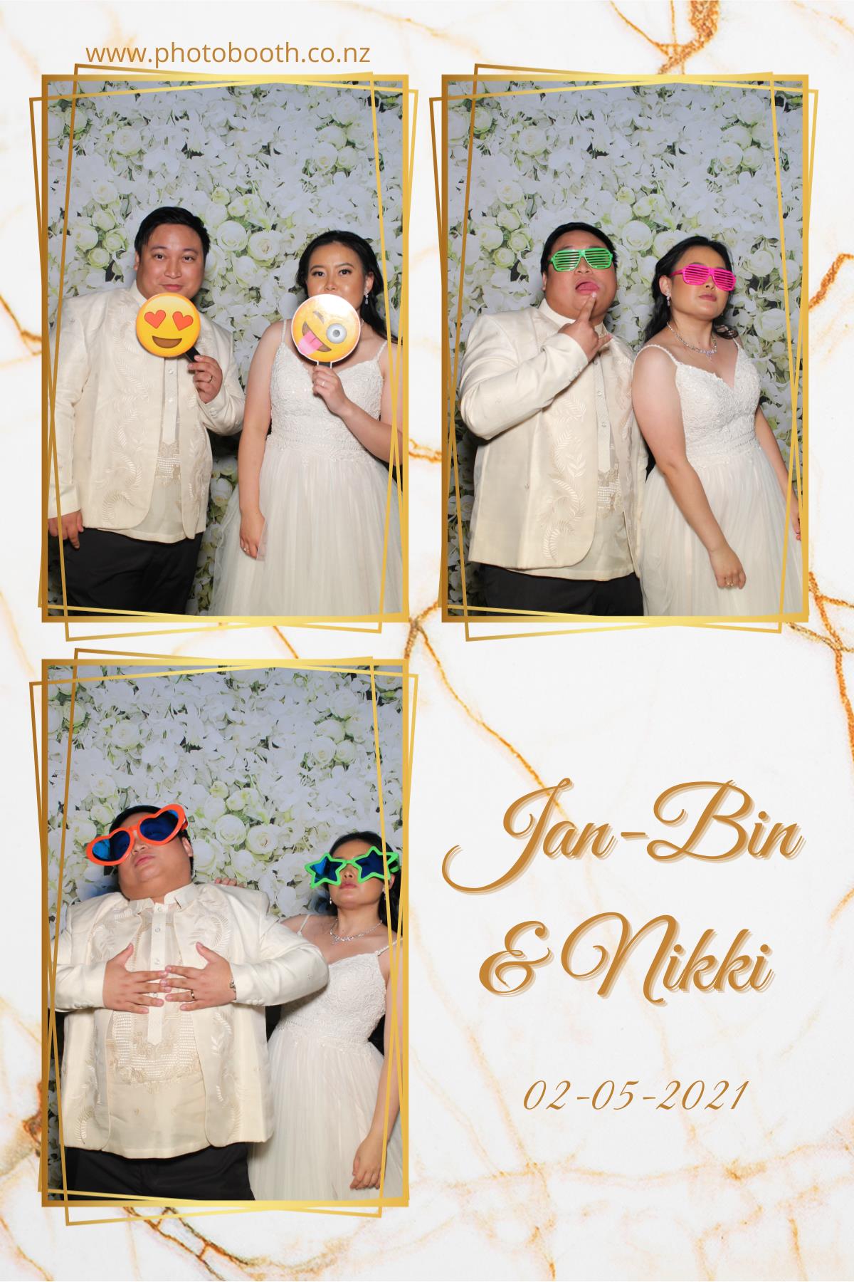 Jan-Bin & Nikki's Wedding | View more photos from the event at gallery.photobooth.co.nz/u/SelfieCentral/Jan-Bin-Nikkis-Wedding