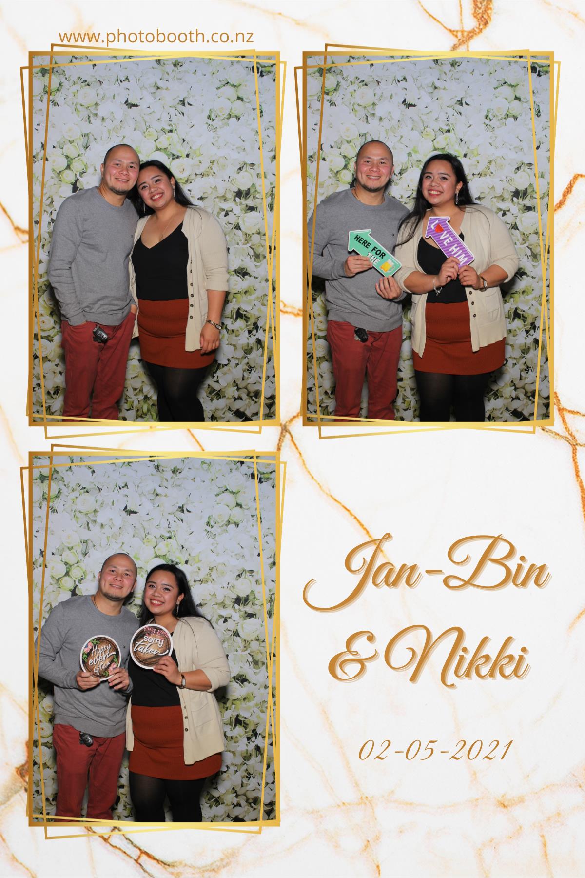 Jan-Bin & Nikki's Wedding | View more photos from the event at gallery.photobooth.co.nz/u/SelfieCentral/Jan-Bin-Nikkis-Wedding