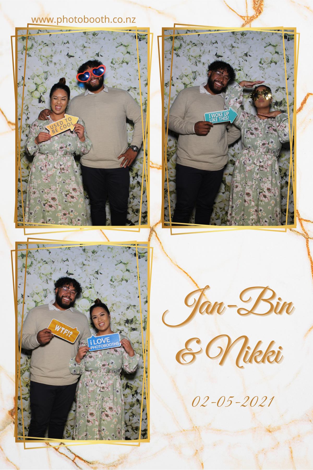 Jan-Bin & Nikki's Wedding | View more photos from the event at gallery.photobooth.co.nz/u/SelfieCentral/Jan-Bin-Nikkis-Wedding