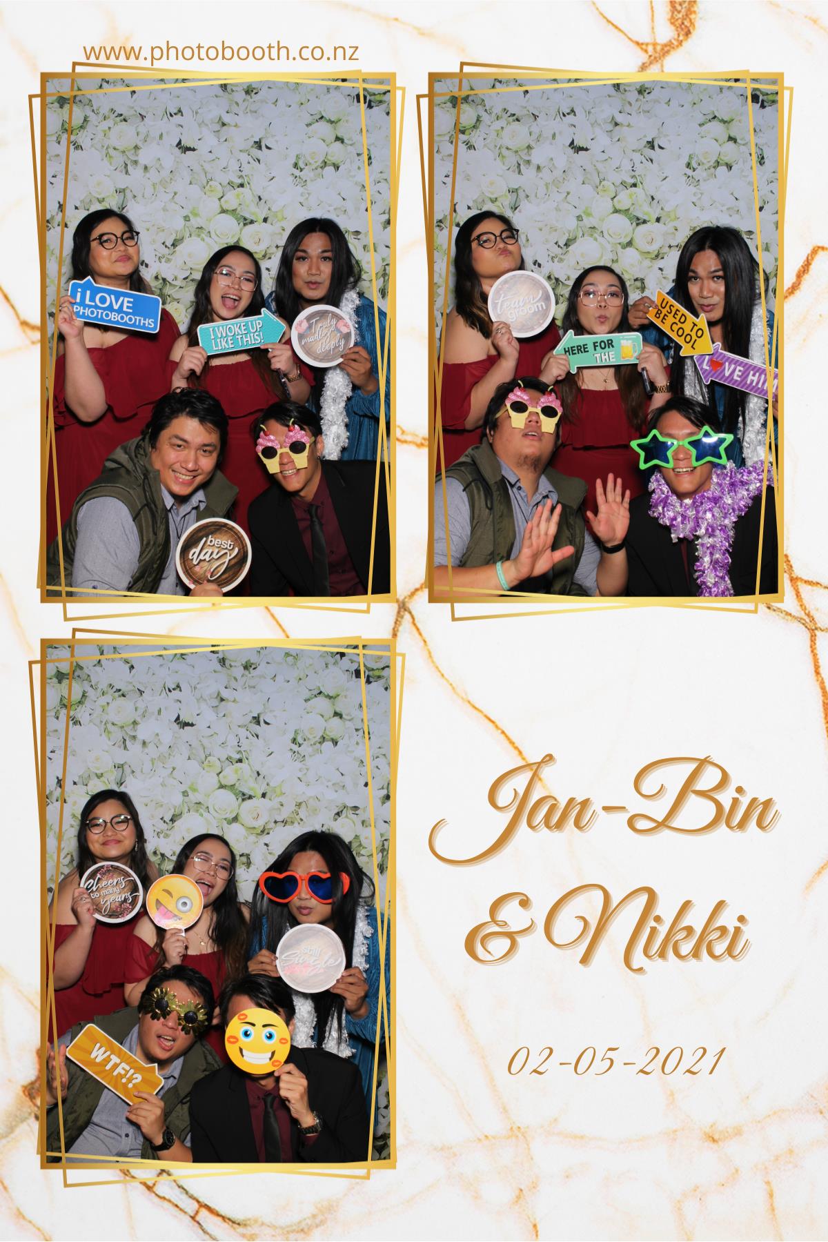 Jan-Bin & Nikki's Wedding | View more photos from the event at gallery.photobooth.co.nz/u/SelfieCentral/Jan-Bin-Nikkis-Wedding