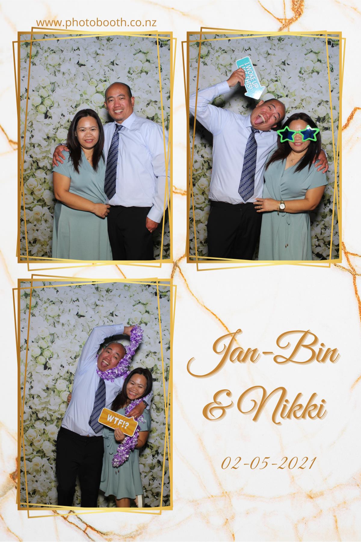 Jan-Bin & Nikki's Wedding | View more photos from the event at gallery.photobooth.co.nz/u/SelfieCentral/Jan-Bin-Nikkis-Wedding