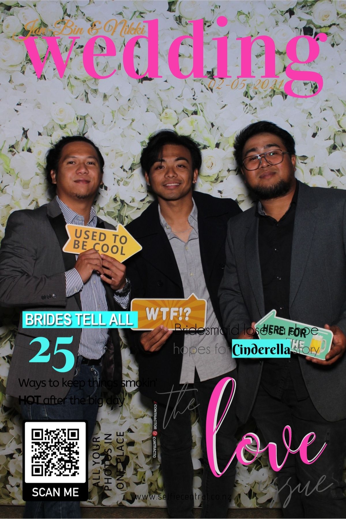 Jan-Bin & Nikki's Wedding | View more photos from the event at gallery.photobooth.co.nz/u/SelfieCentral/Jan-Bin-Nikkis-Wedding