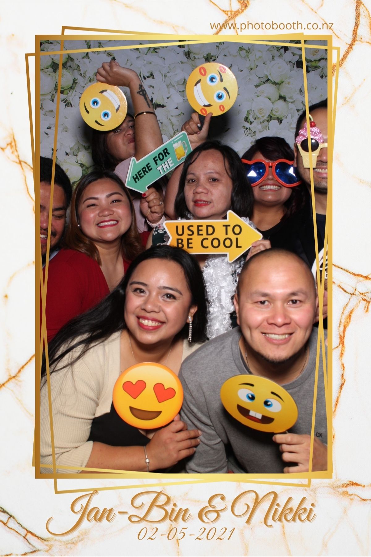 Jan-Bin & Nikki's Wedding | View more photos from the event at gallery.photobooth.co.nz/u/SelfieCentral/Jan-Bin-Nikkis-Wedding