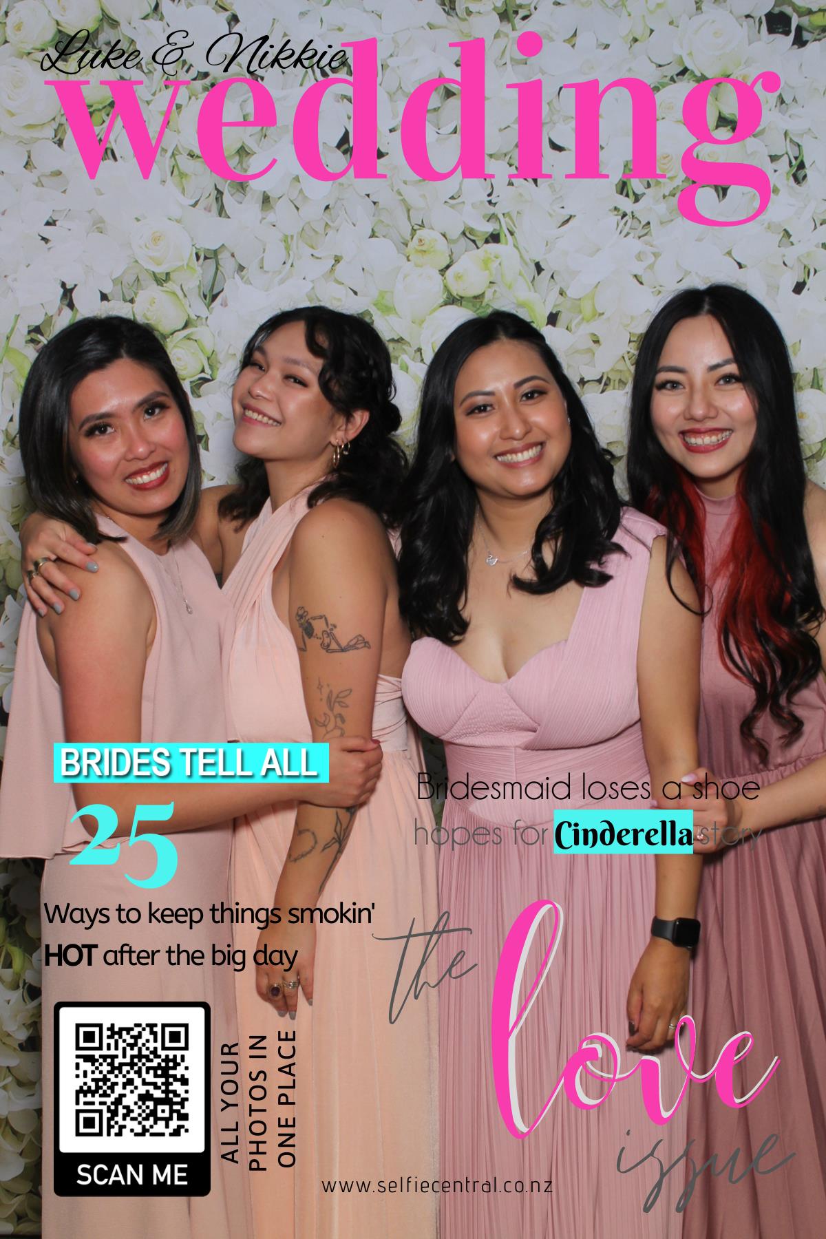 Luke & NIkkie's wedding | View more photos from the event at gallery.photobooth.co.nz/u/SelfieCentral/Luke-NIkkies-wedding