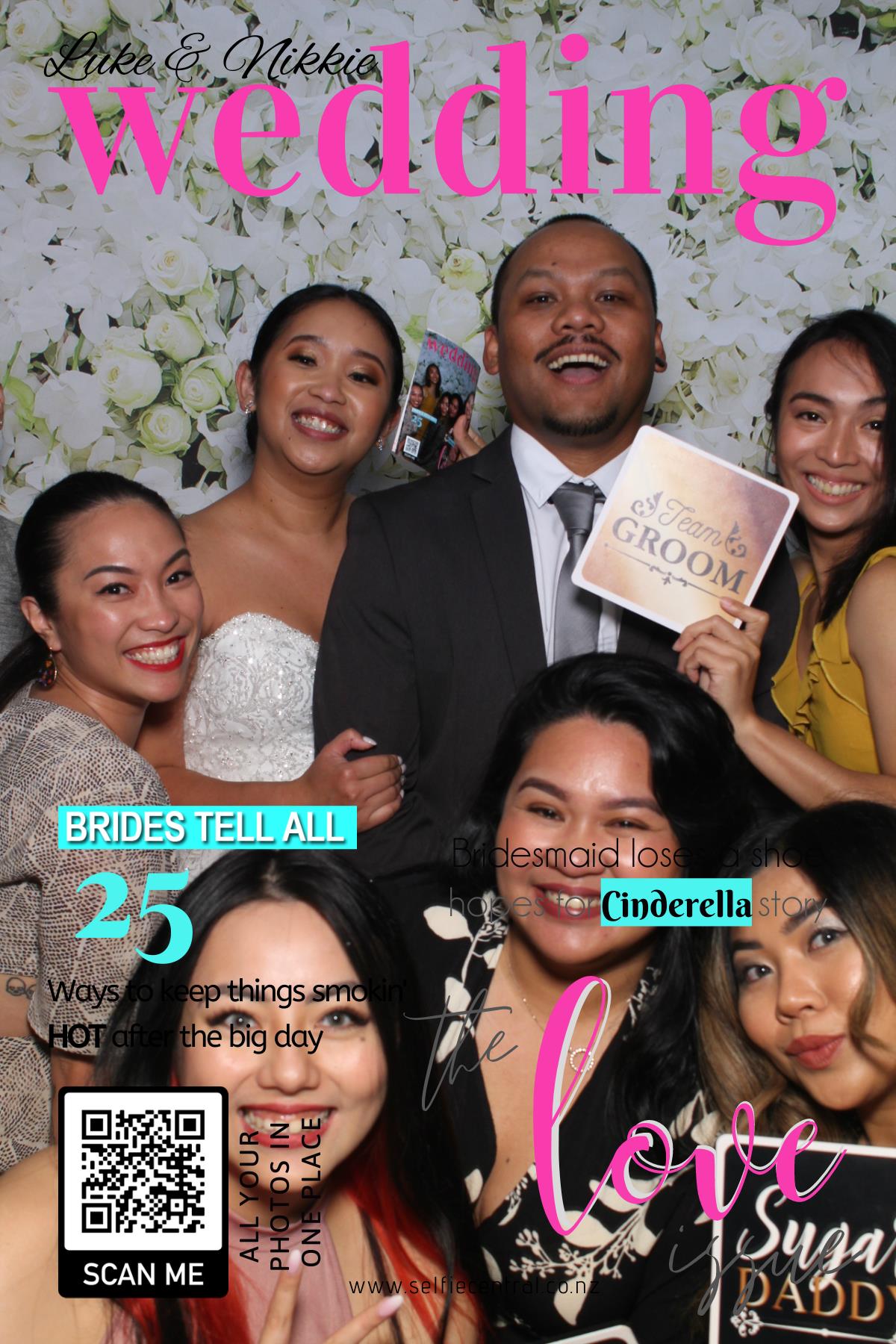 Luke & NIkkie's wedding | View more photos from the event at gallery.photobooth.co.nz/u/SelfieCentral/Luke-NIkkies-wedding