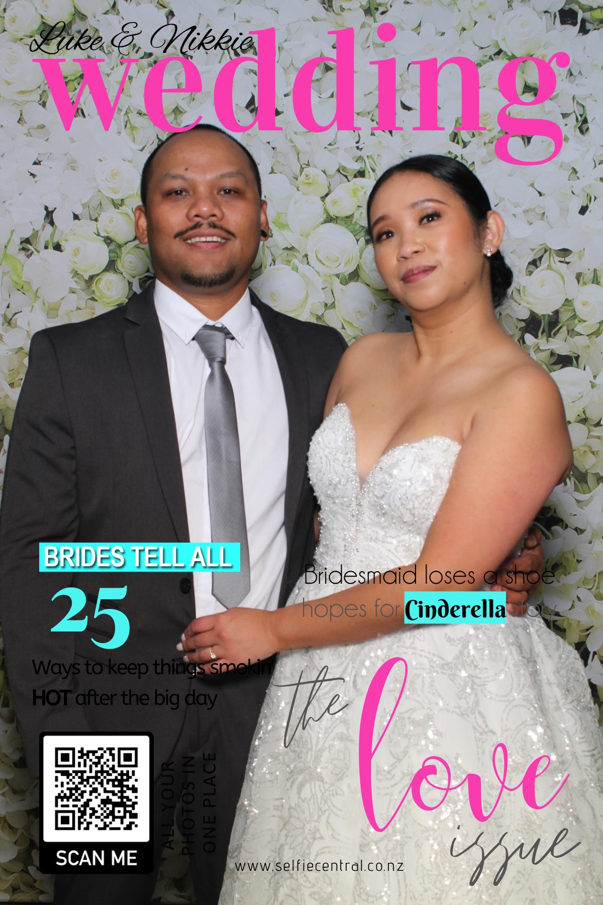 Luke & NIkkie's wedding | View more photos from the event at gallery.photobooth.co.nz/u/SelfieCentral/Luke-NIkkies-wedding