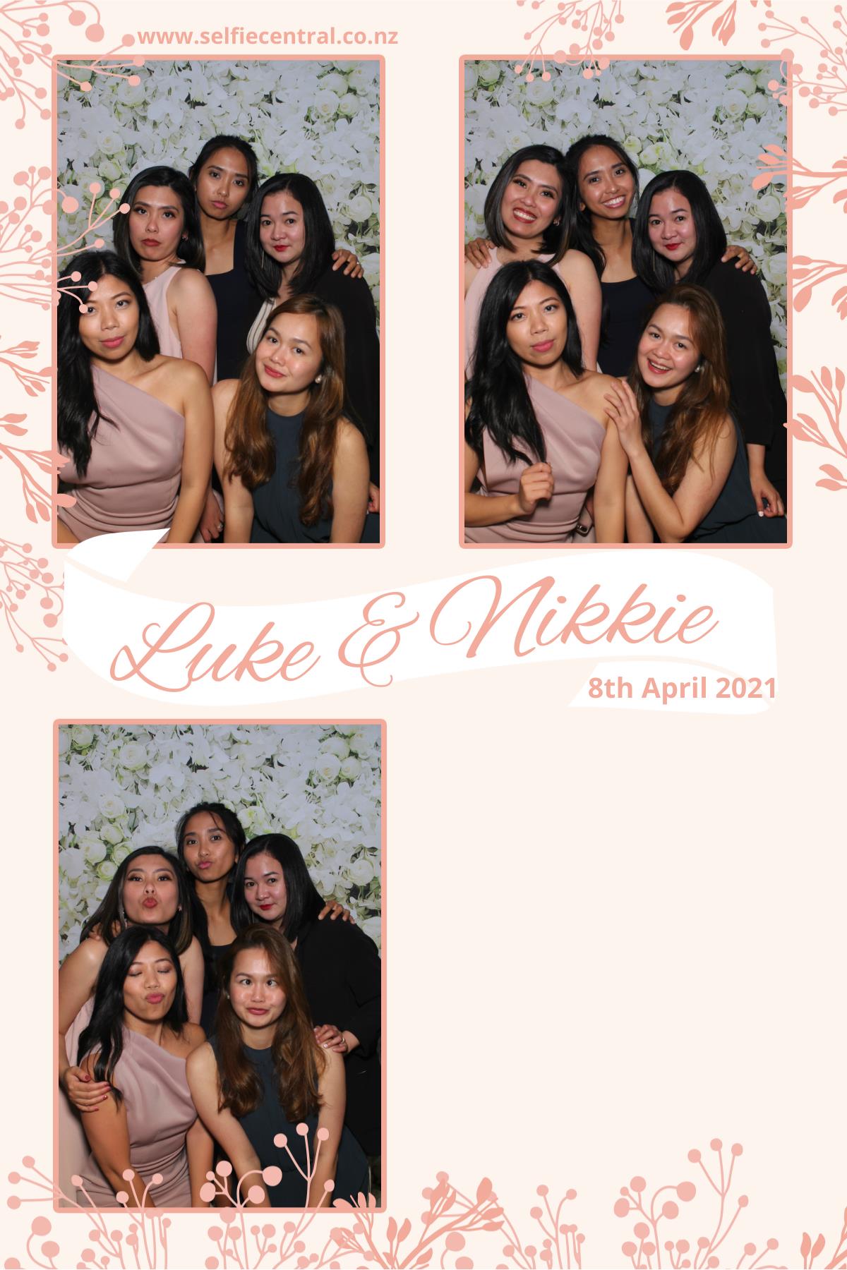 Luke & NIkkie's wedding | View more photos from the event at gallery.photobooth.co.nz/u/SelfieCentral/Luke-NIkkies-wedding
