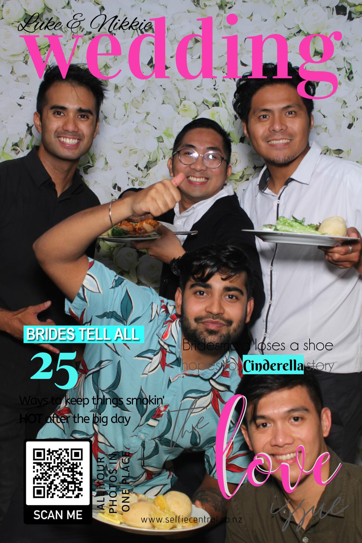 Luke & NIkkie's wedding | View more photos from the event at gallery.photobooth.co.nz/u/SelfieCentral/Luke-NIkkies-wedding
