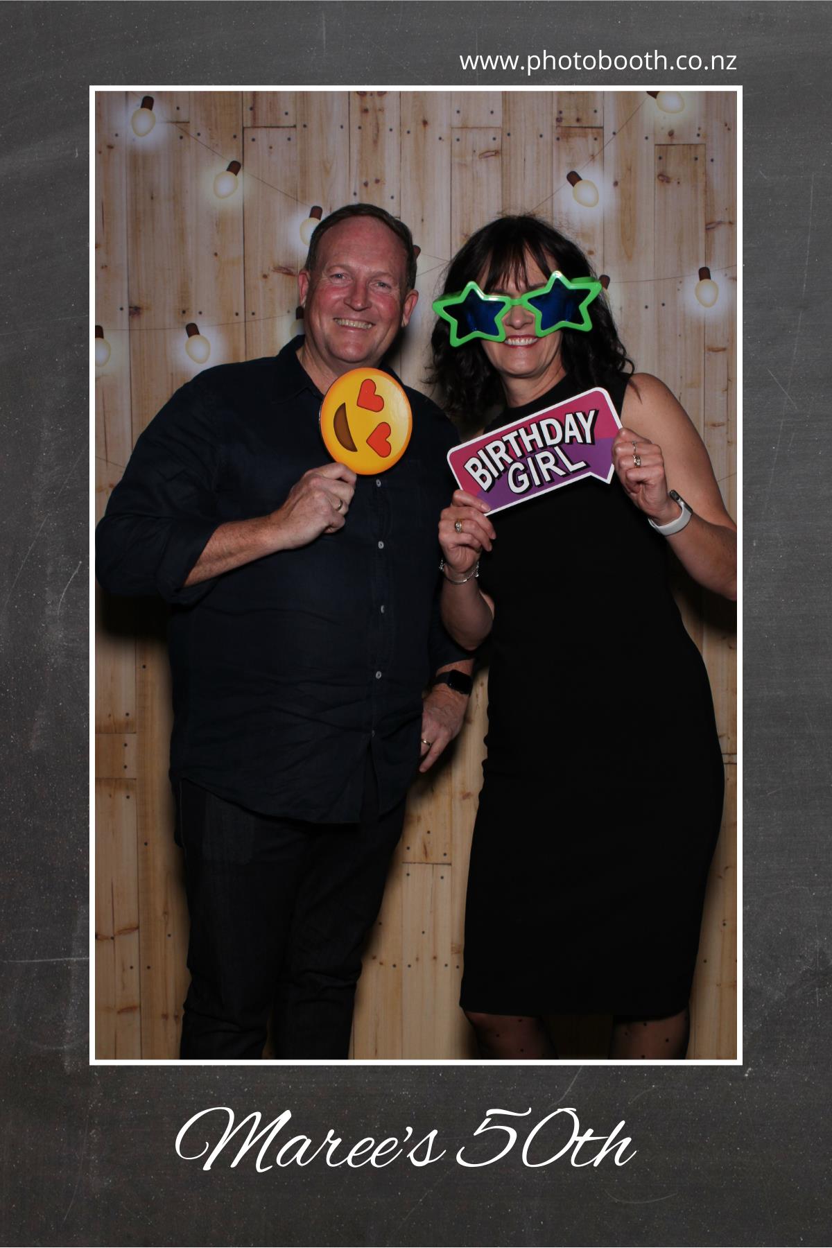 Maree's 50th | View more photos from the event at gallery.photobooth.co.nz/u/SelfieCentral/Marees-50th