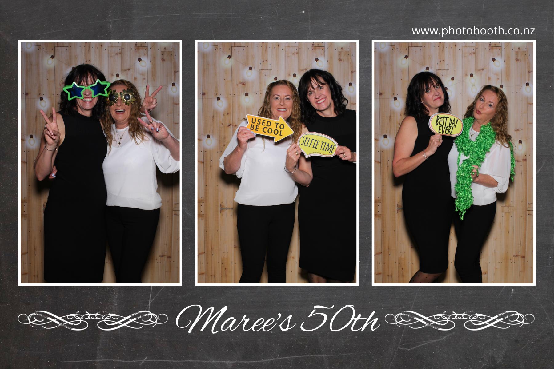 Maree's 50th | View more photos from the event at gallery.photobooth.co.nz/u/SelfieCentral/Marees-50th