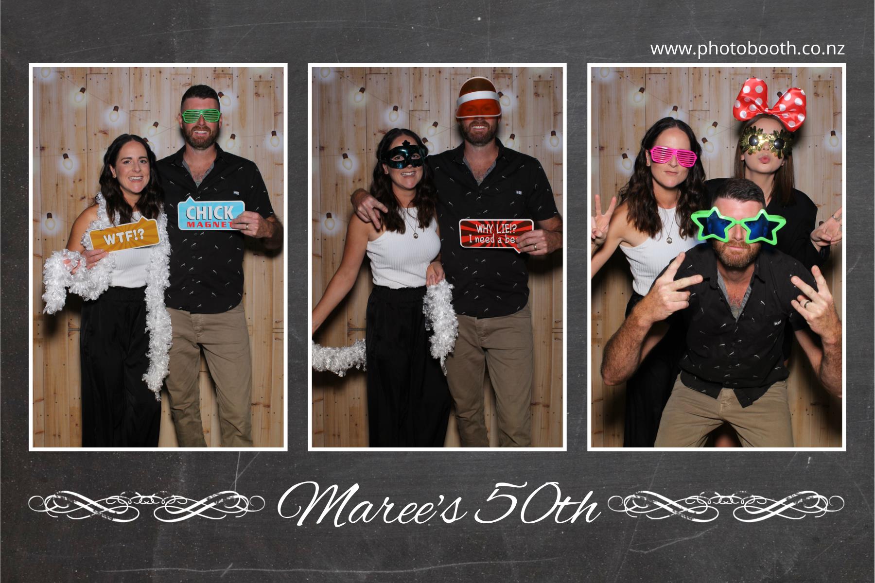 Maree's 50th | View more photos from the event at gallery.photobooth.co.nz/u/SelfieCentral/Marees-50th