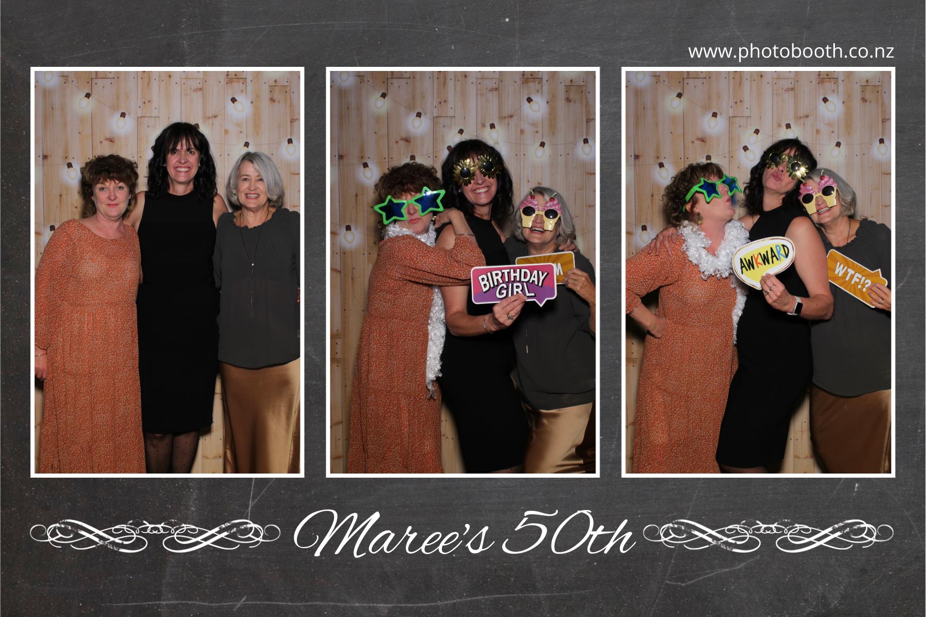 Maree's 50th | View more photos from the event at gallery.photobooth.co.nz/u/SelfieCentral/Marees-50th