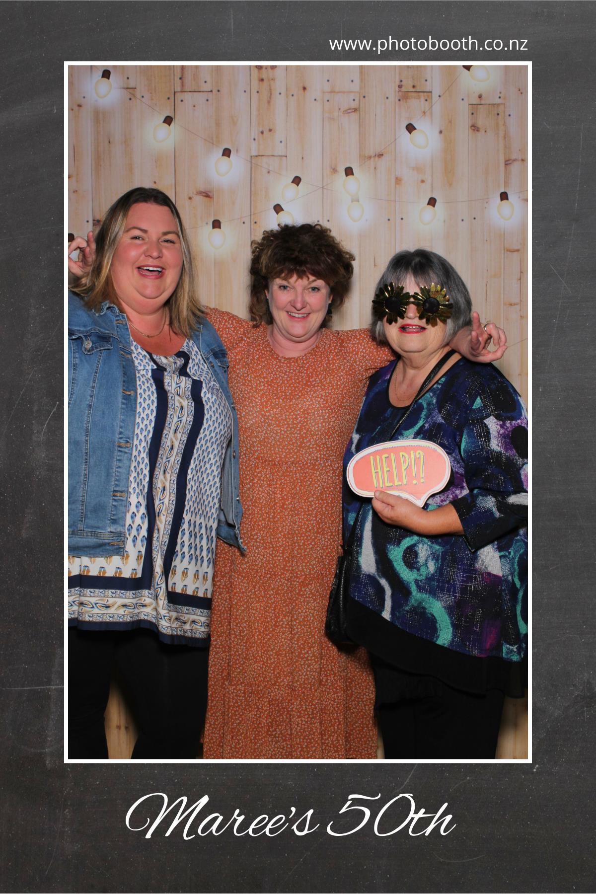 Maree's 50th | View more photos from the event at gallery.photobooth.co.nz/u/SelfieCentral/Marees-50th