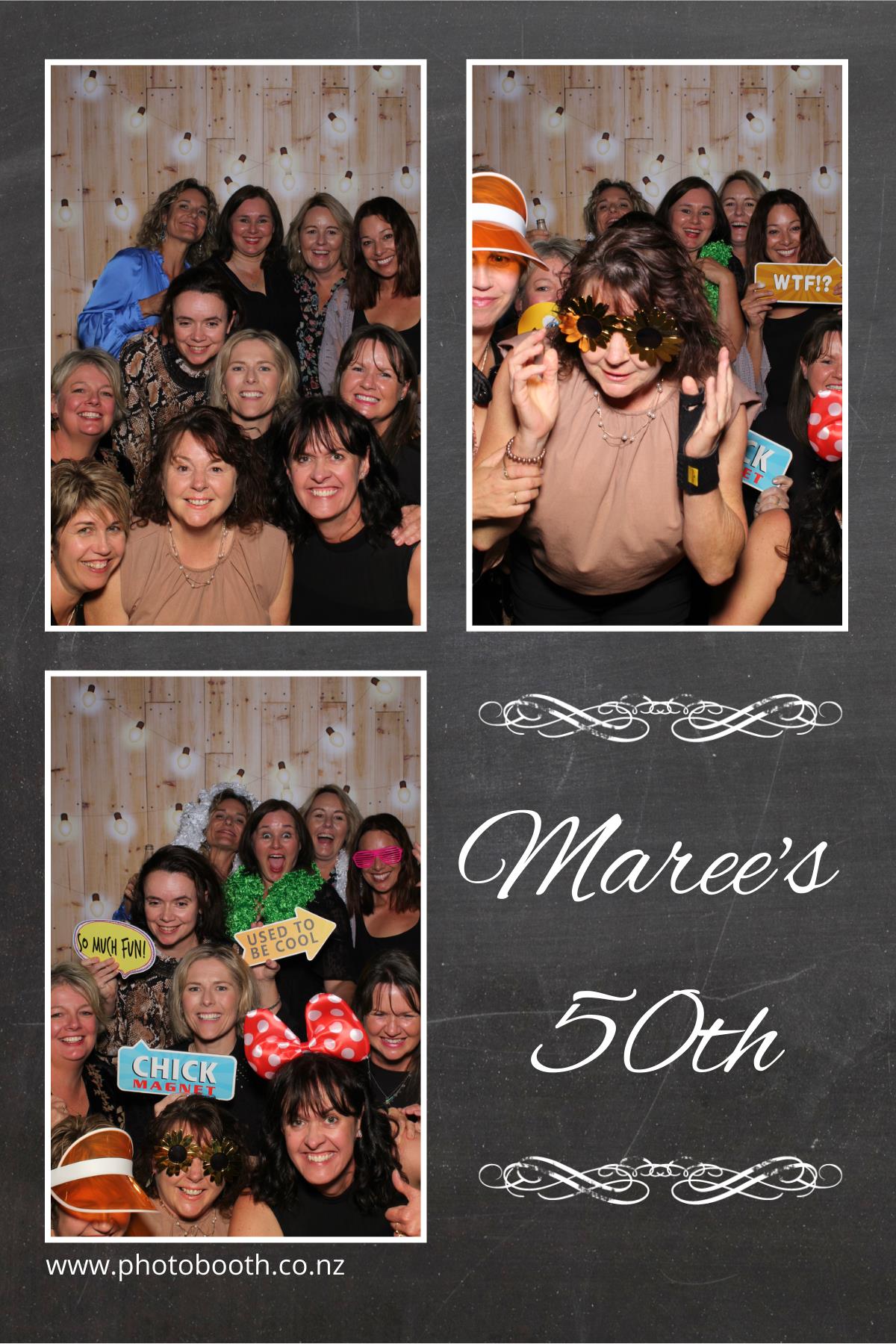 Maree's 50th | View more photos from the event at gallery.photobooth.co.nz/u/SelfieCentral/Marees-50th
