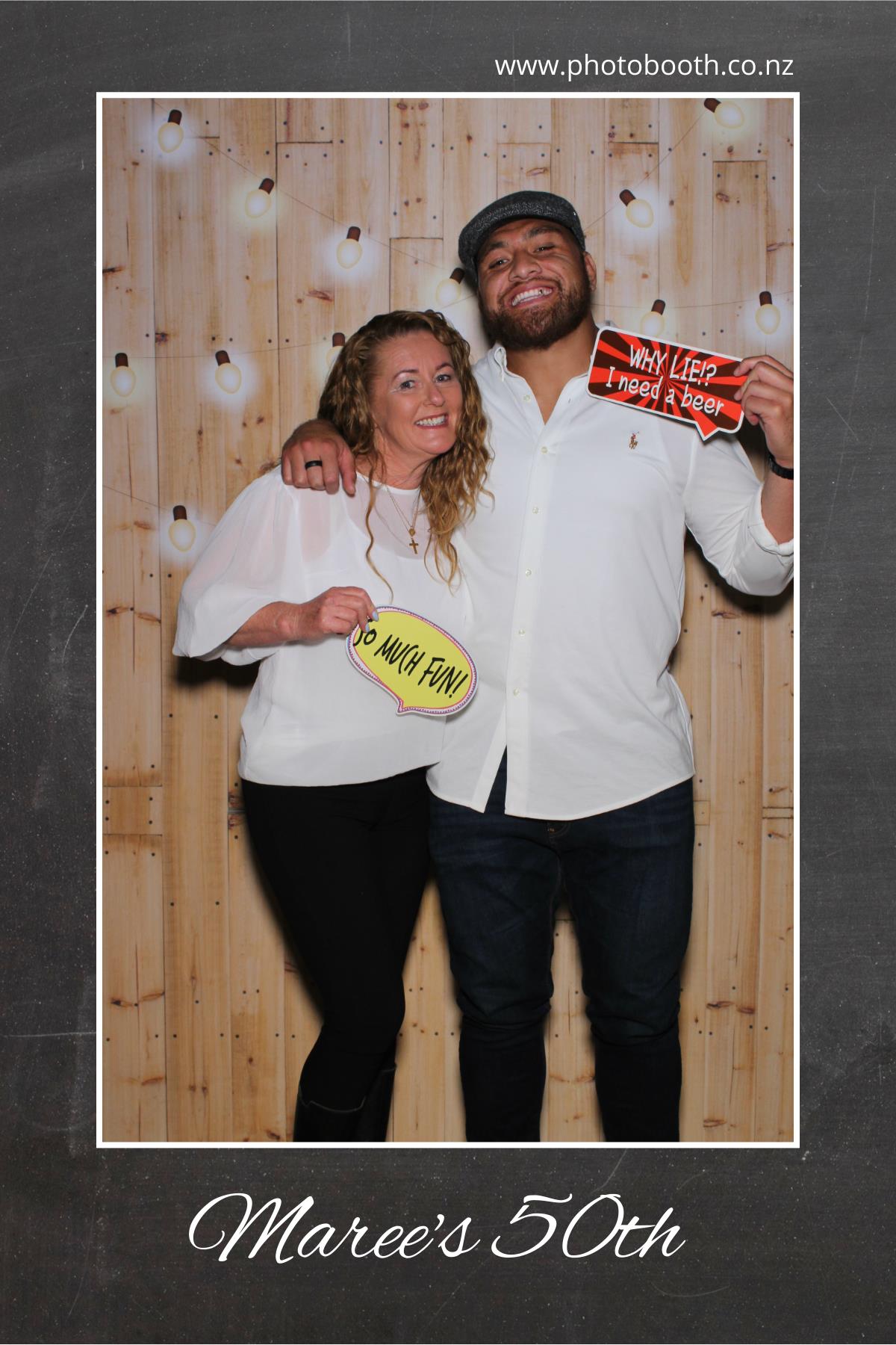 Maree's 50th | View more photos from the event at gallery.photobooth.co.nz/u/SelfieCentral/Marees-50th