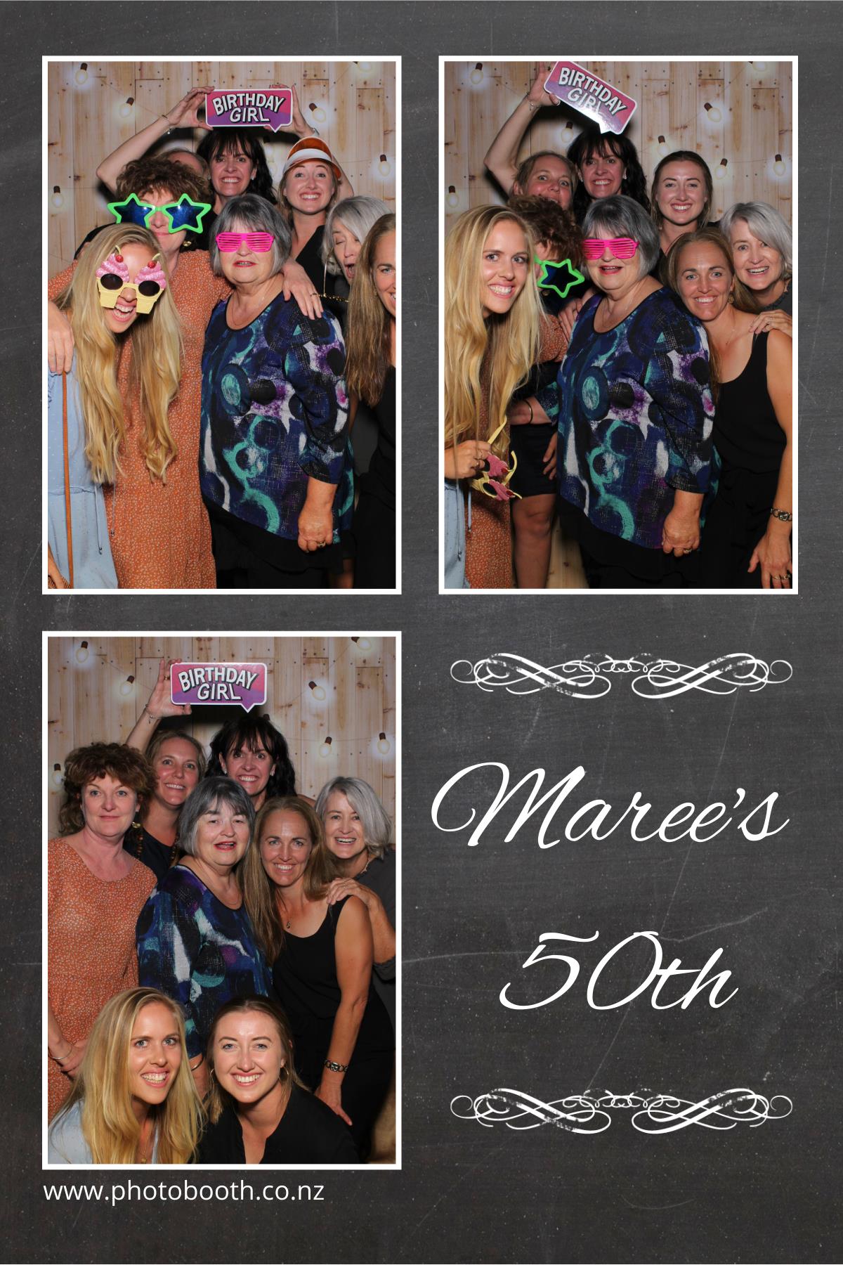 Maree's 50th | View more photos from the event at gallery.photobooth.co.nz/u/SelfieCentral/Marees-50th