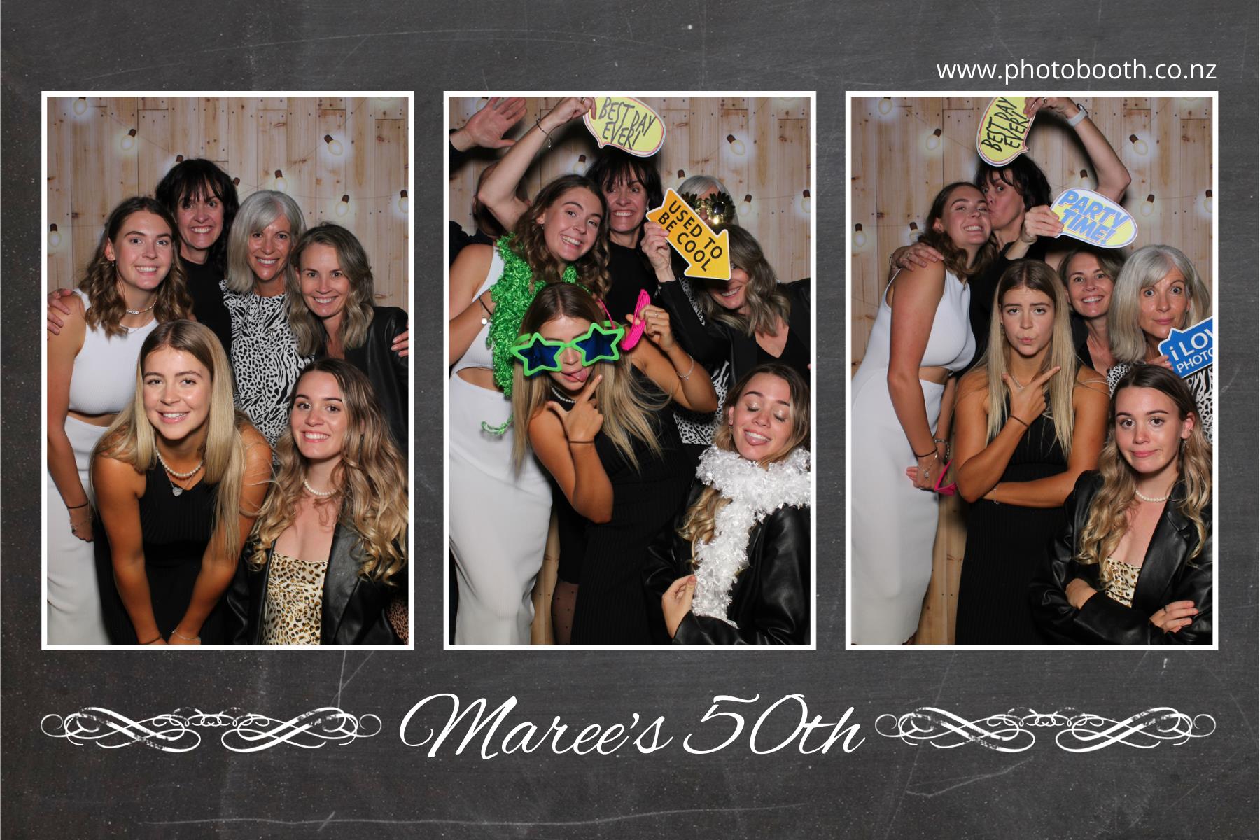 Maree's 50th | View more photos from the event at gallery.photobooth.co.nz/u/SelfieCentral/Marees-50th