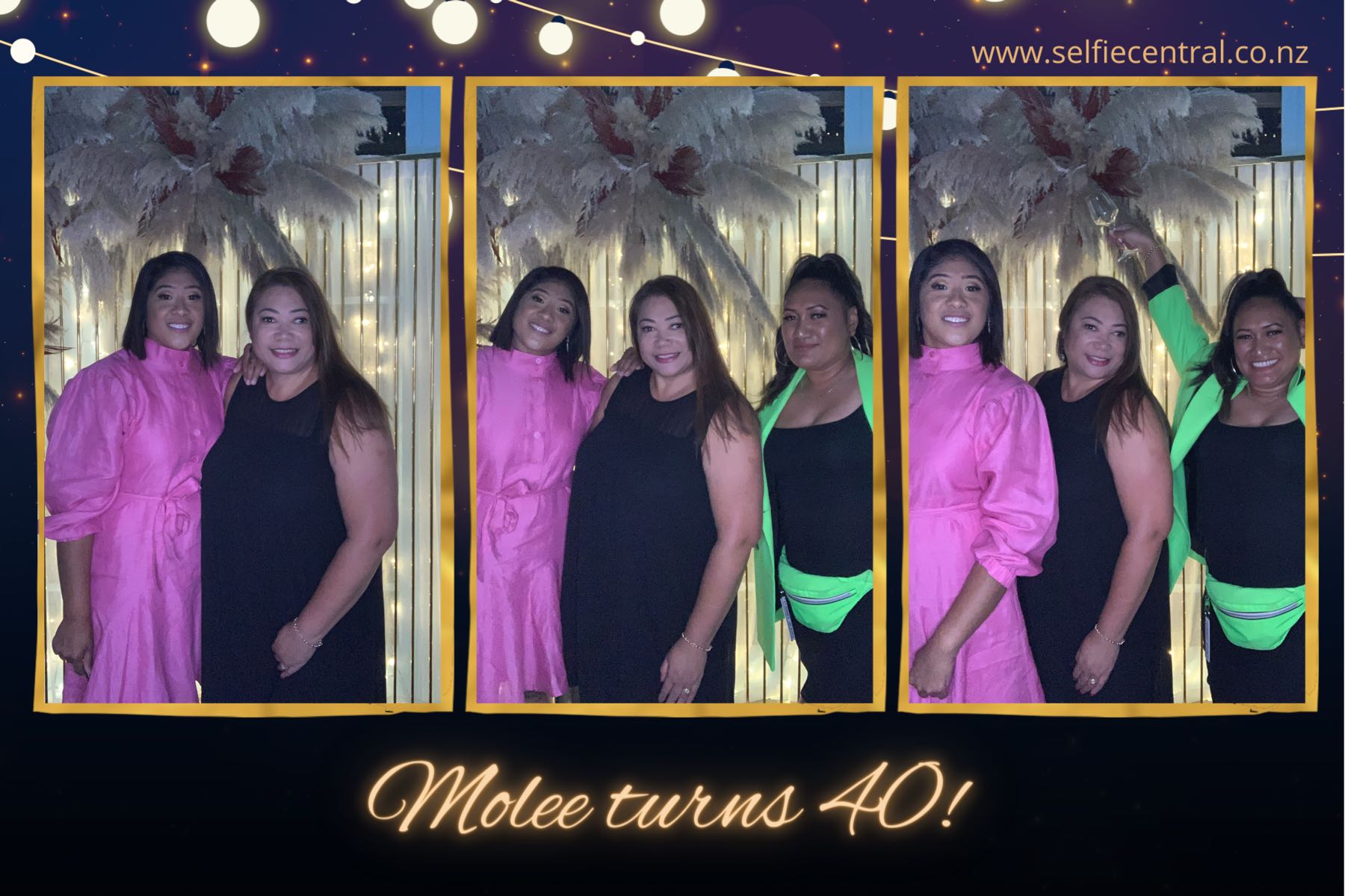 Molee's 40th Party | View more photos from the event at gallery.photobooth.co.nz/u/SelfieCentral/Molees-40th-Party