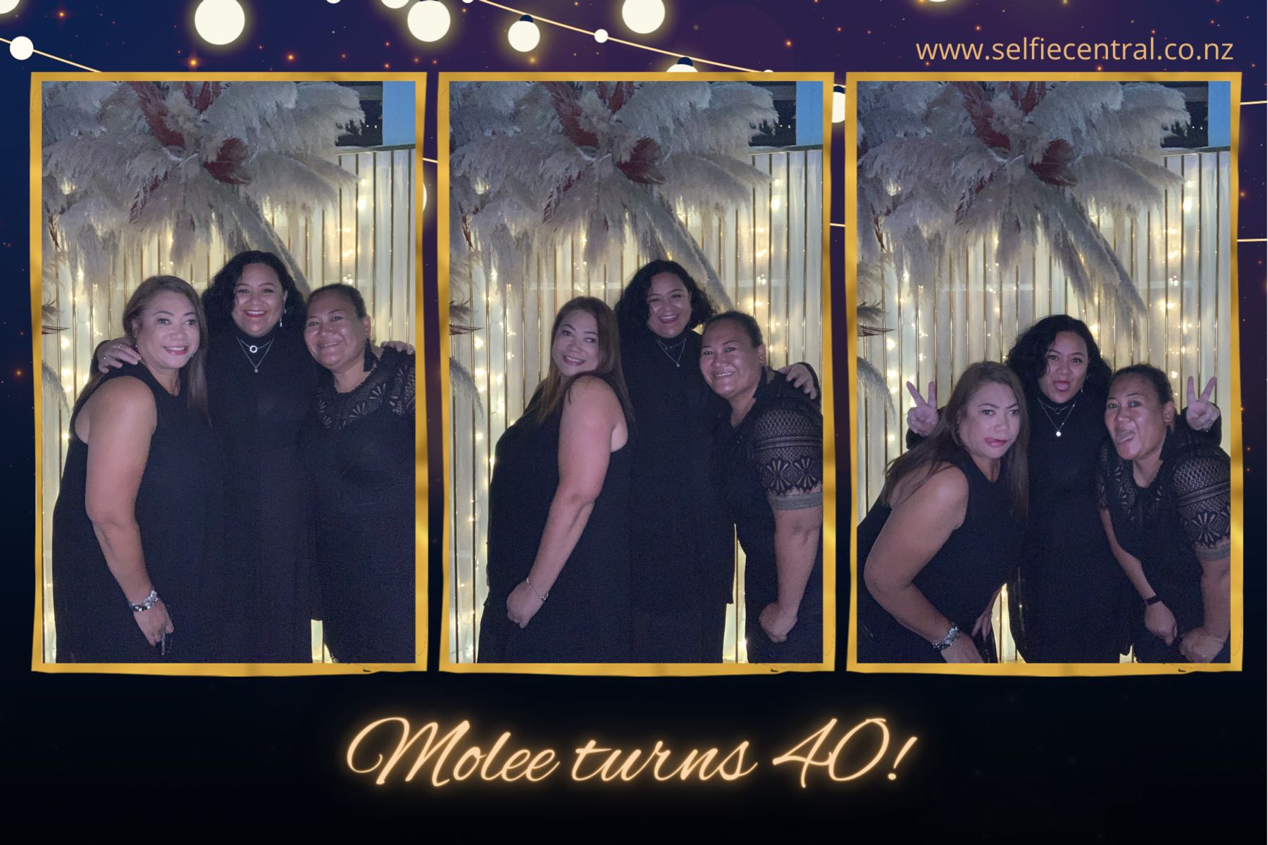 Molee's 40th Party | View more photos from the event at gallery.photobooth.co.nz/u/SelfieCentral/Molees-40th-Party