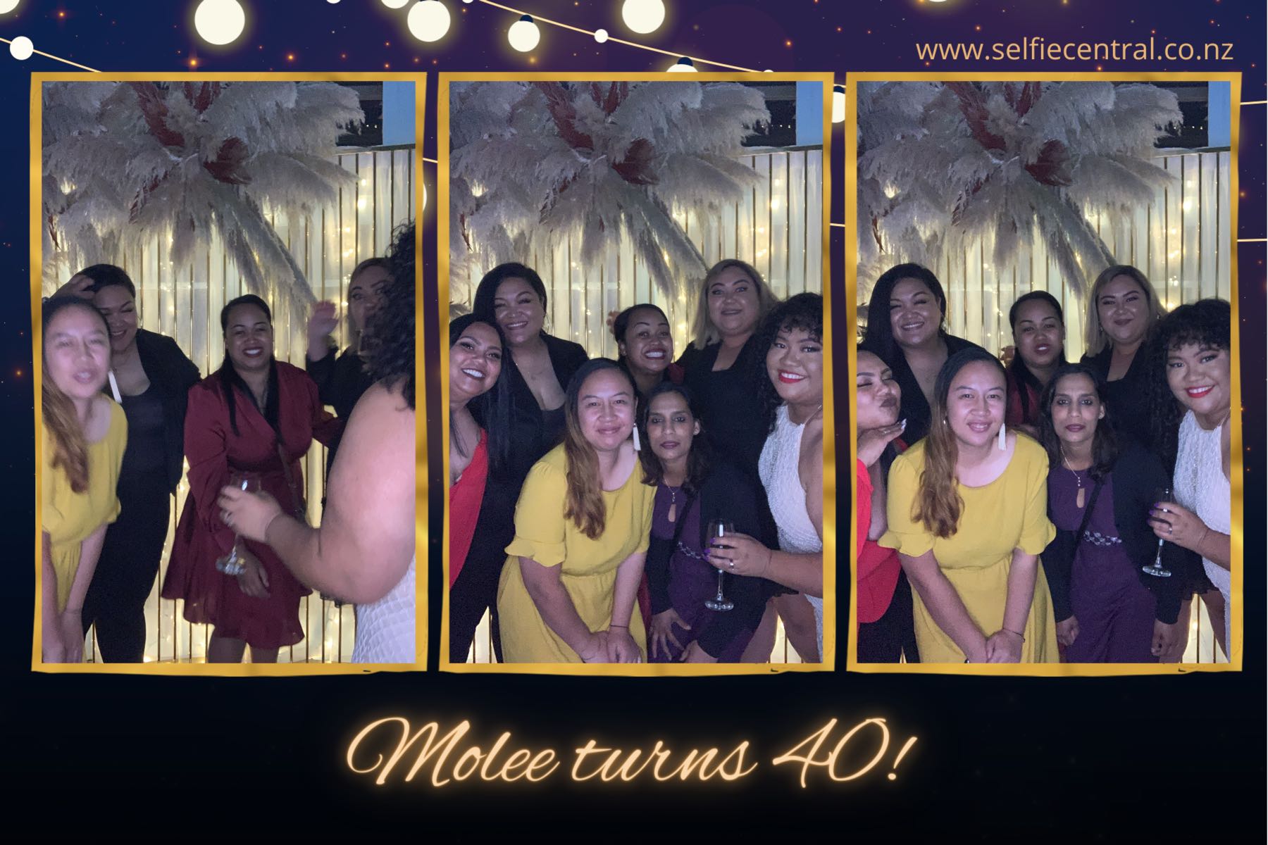 Molee's 40th Party | View more photos from the event at gallery.photobooth.co.nz/u/SelfieCentral/Molees-40th-Party