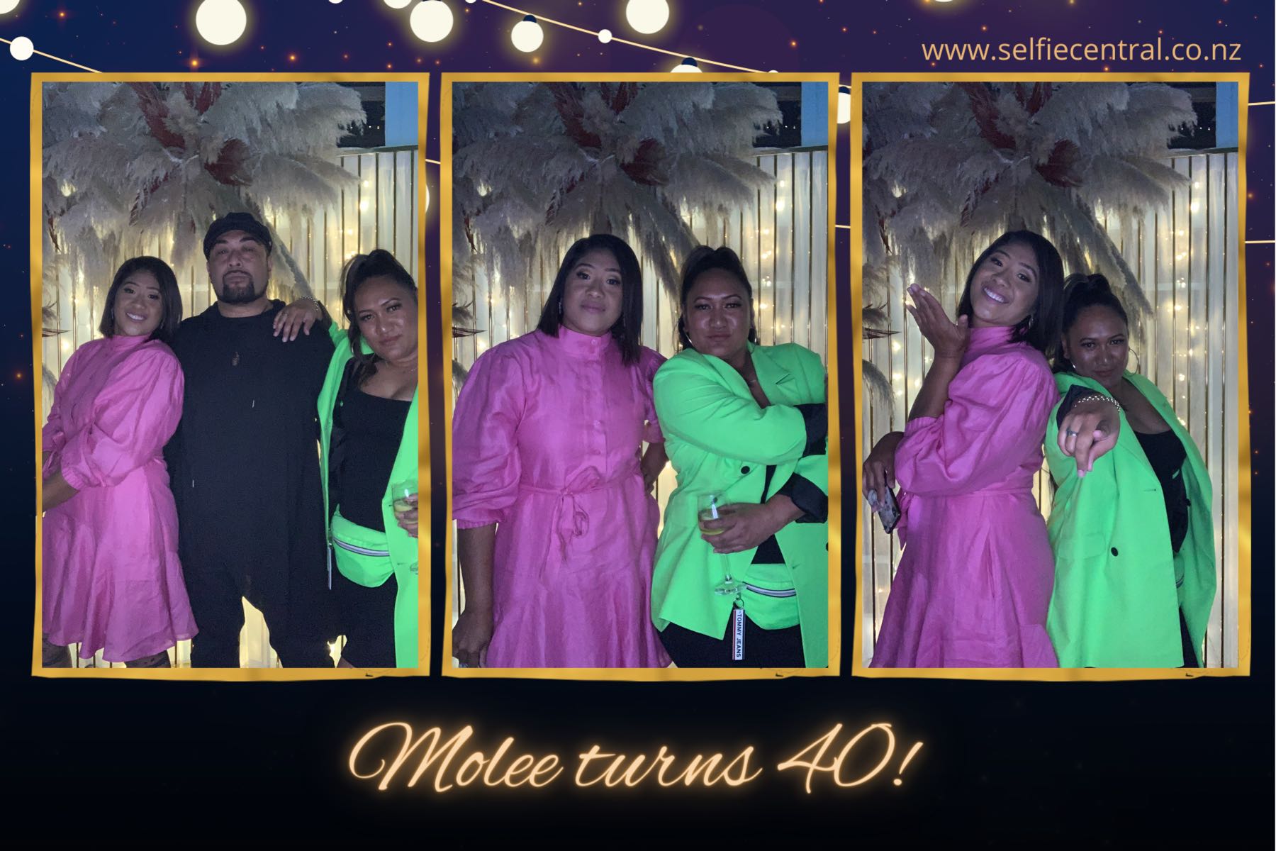 Molee's 40th Party | View more photos from the event at gallery.photobooth.co.nz/u/SelfieCentral/Molees-40th-Party