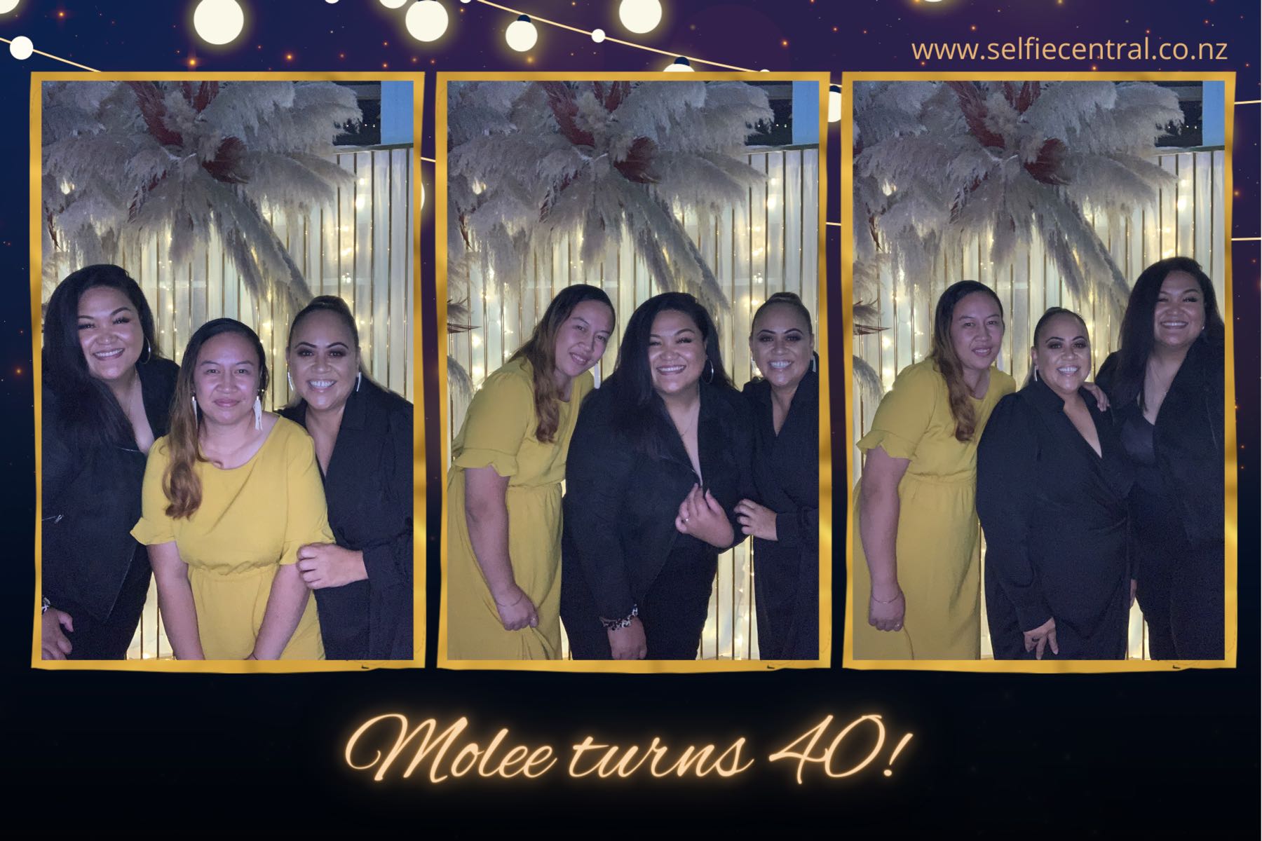 Molee's 40th Party | View more photos from the event at gallery.photobooth.co.nz/u/SelfieCentral/Molees-40th-Party