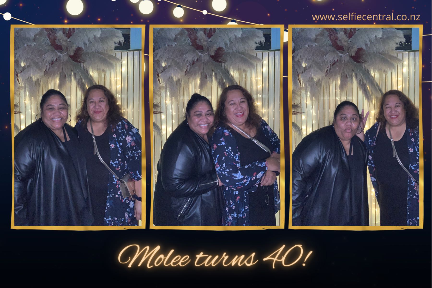 Molee's 40th Party | View more photos from the event at gallery.photobooth.co.nz/u/SelfieCentral/Molees-40th-Party