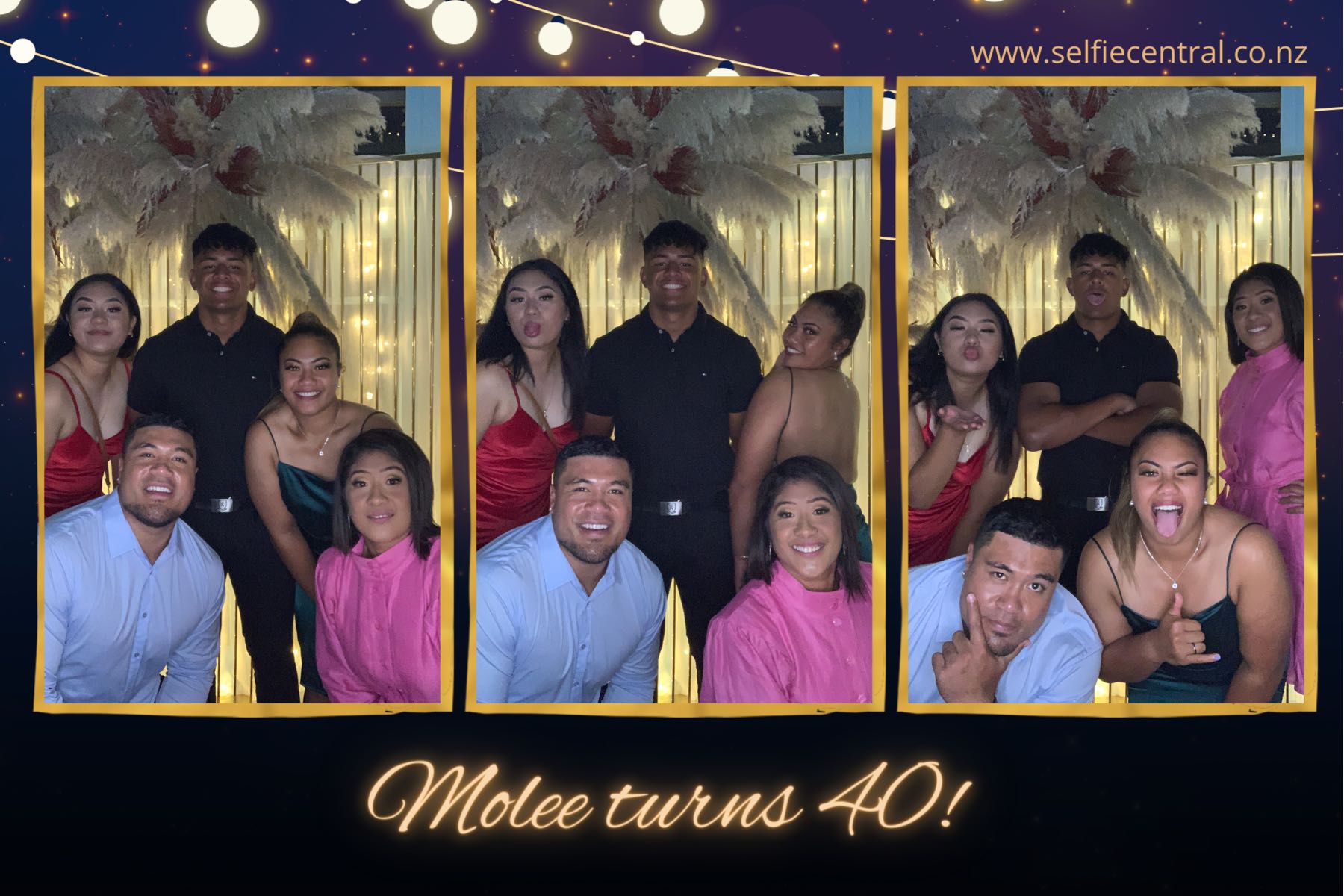 Molee's 40th Party | View more photos from the event at gallery.photobooth.co.nz/u/SelfieCentral/Molees-40th-Party