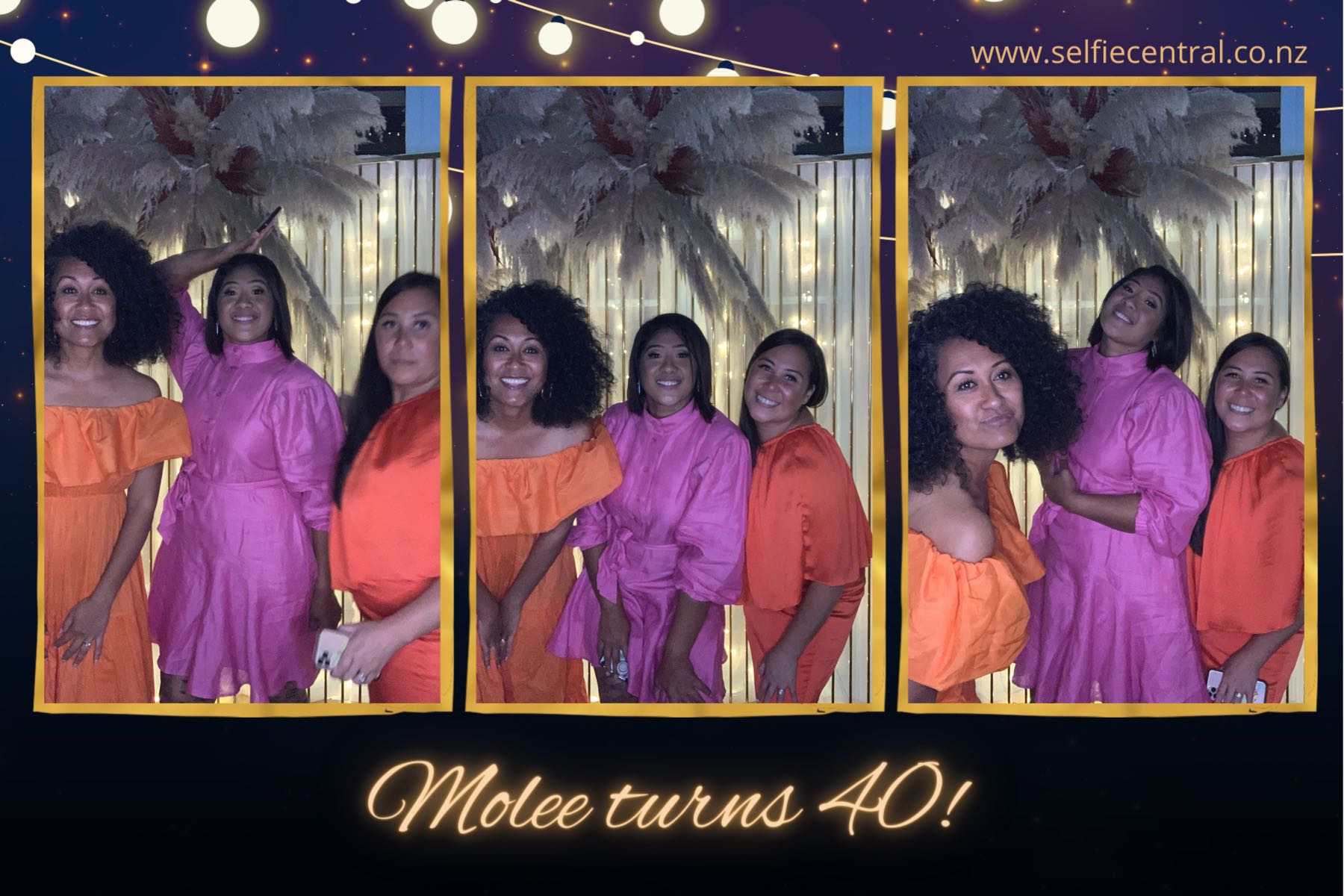 Molee's 40th Party | View more photos from the event at gallery.photobooth.co.nz/u/SelfieCentral/Molees-40th-Party