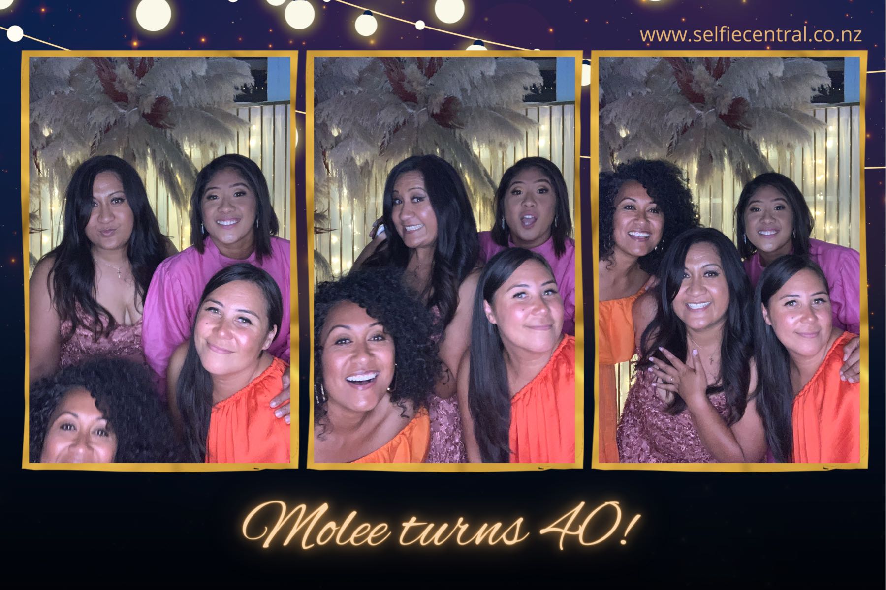 Molee's 40th Party | View more photos from the event at gallery.photobooth.co.nz/u/SelfieCentral/Molees-40th-Party