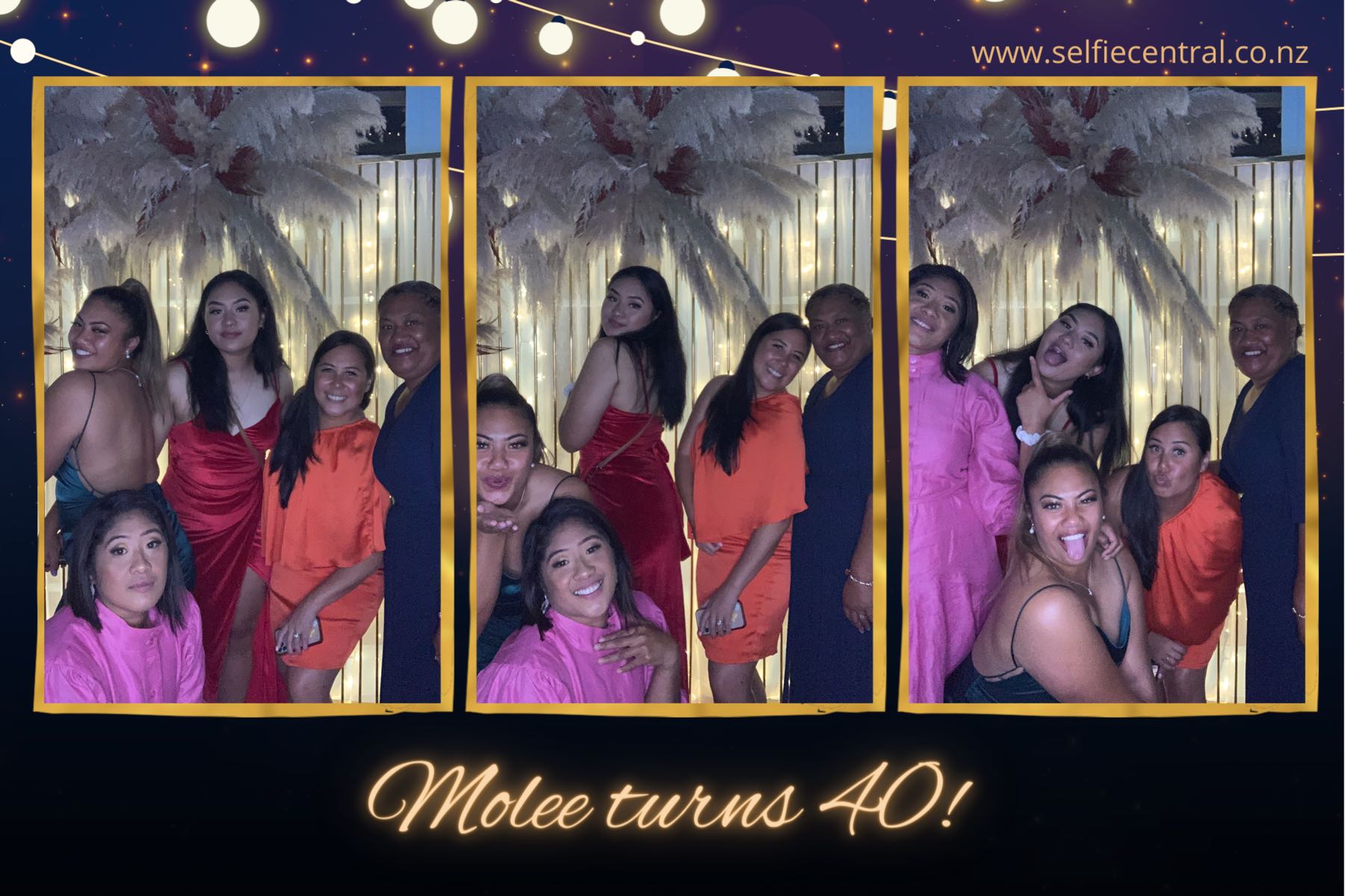Molee's 40th Party | View more photos from the event at gallery.photobooth.co.nz/u/SelfieCentral/Molees-40th-Party