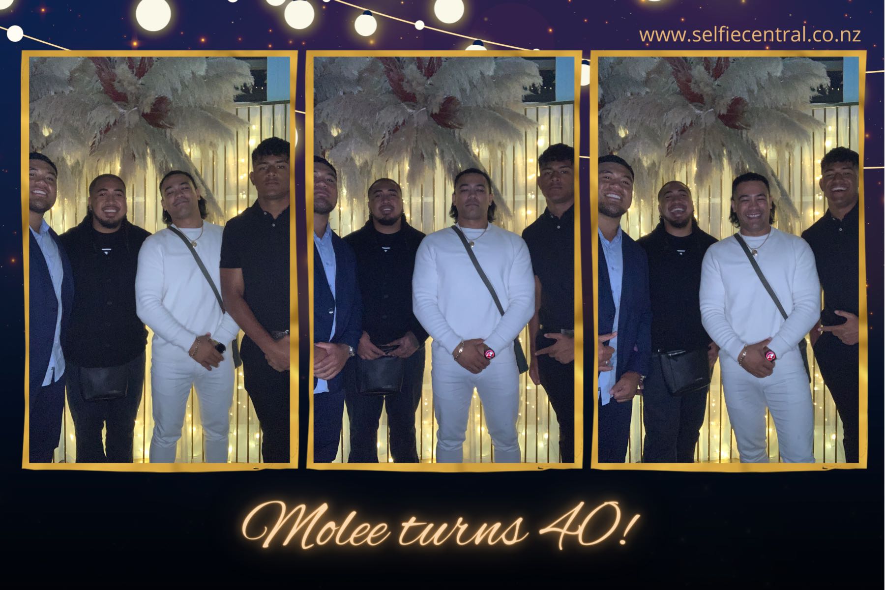 Molee's 40th Party | View more photos from the event at gallery.photobooth.co.nz/u/SelfieCentral/Molees-40th-Party