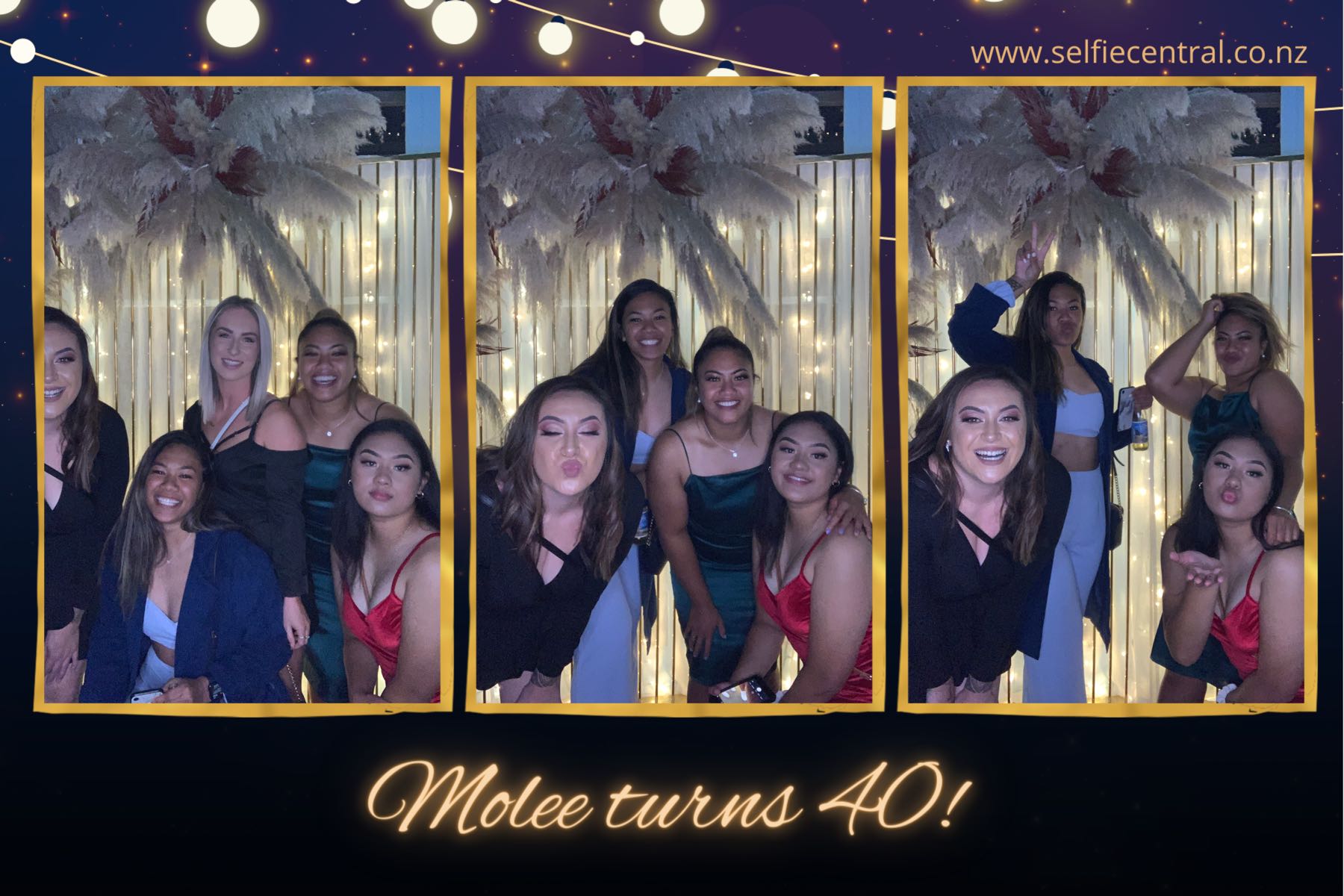 Molee's 40th Party | View more photos from the event at gallery.photobooth.co.nz/u/SelfieCentral/Molees-40th-Party