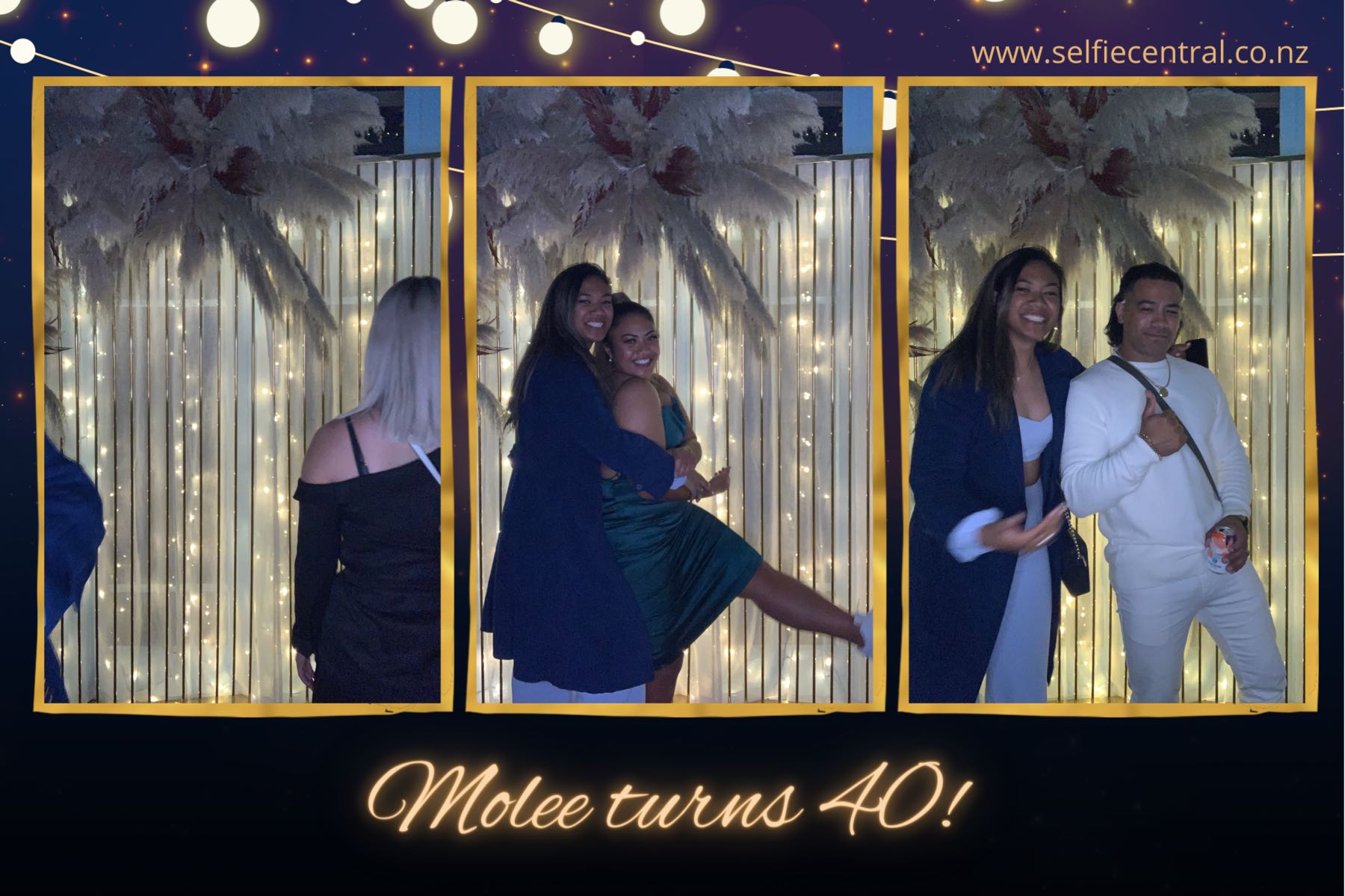 Molee's 40th Party | View more photos from the event at gallery.photobooth.co.nz/u/SelfieCentral/Molees-40th-Party