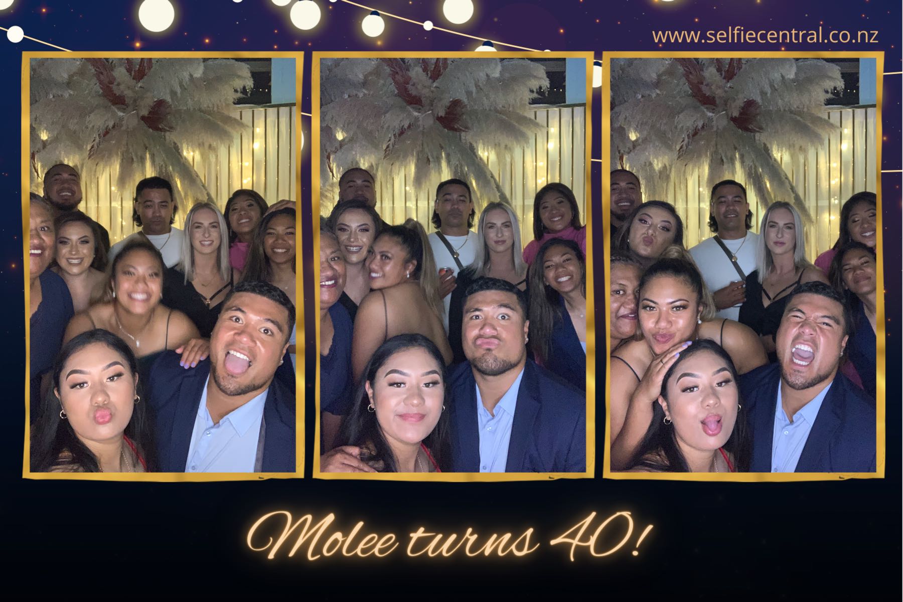 Molee's 40th Party | View more photos from the event at gallery.photobooth.co.nz/u/SelfieCentral/Molees-40th-Party