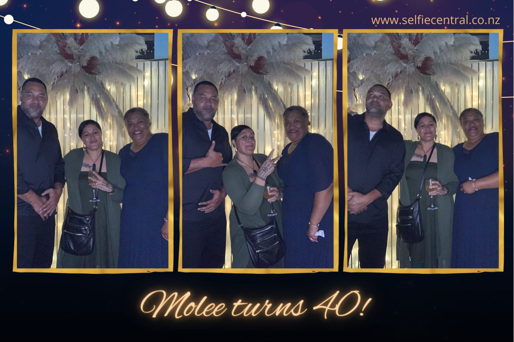 Molee's 40th Party | View more photos from the event at gallery.photobooth.co.nz/u/SelfieCentral/Molees-40th-Party