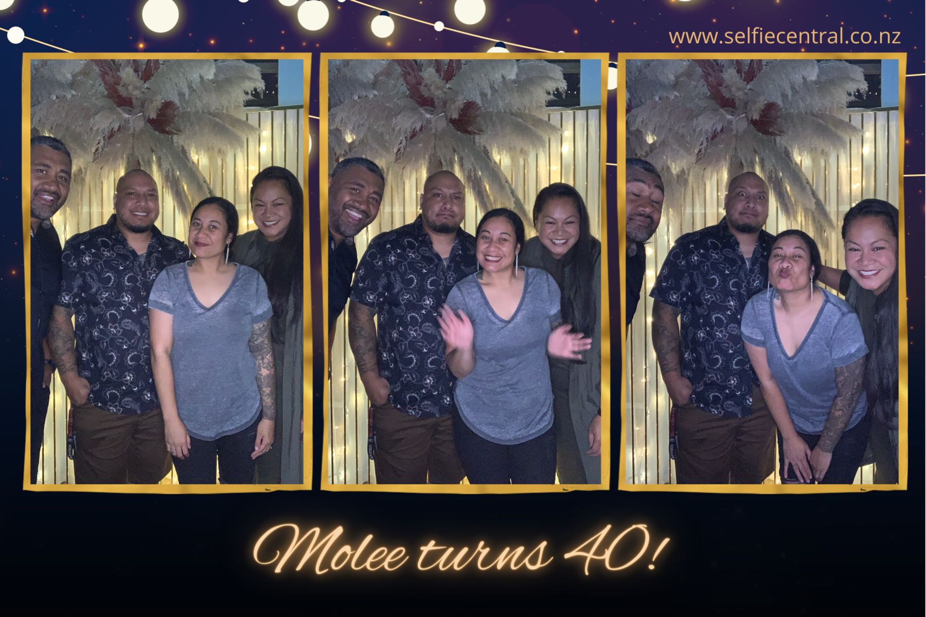 Molee's 40th Party | View more photos from the event at gallery.photobooth.co.nz/u/SelfieCentral/Molees-40th-Party