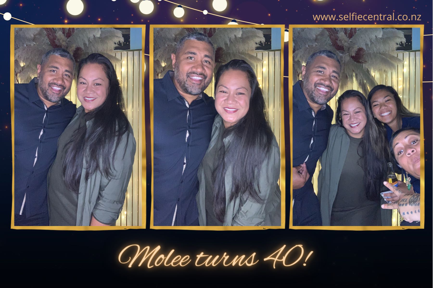 Molee's 40th Party | View more photos from the event at gallery.photobooth.co.nz/u/SelfieCentral/Molees-40th-Party