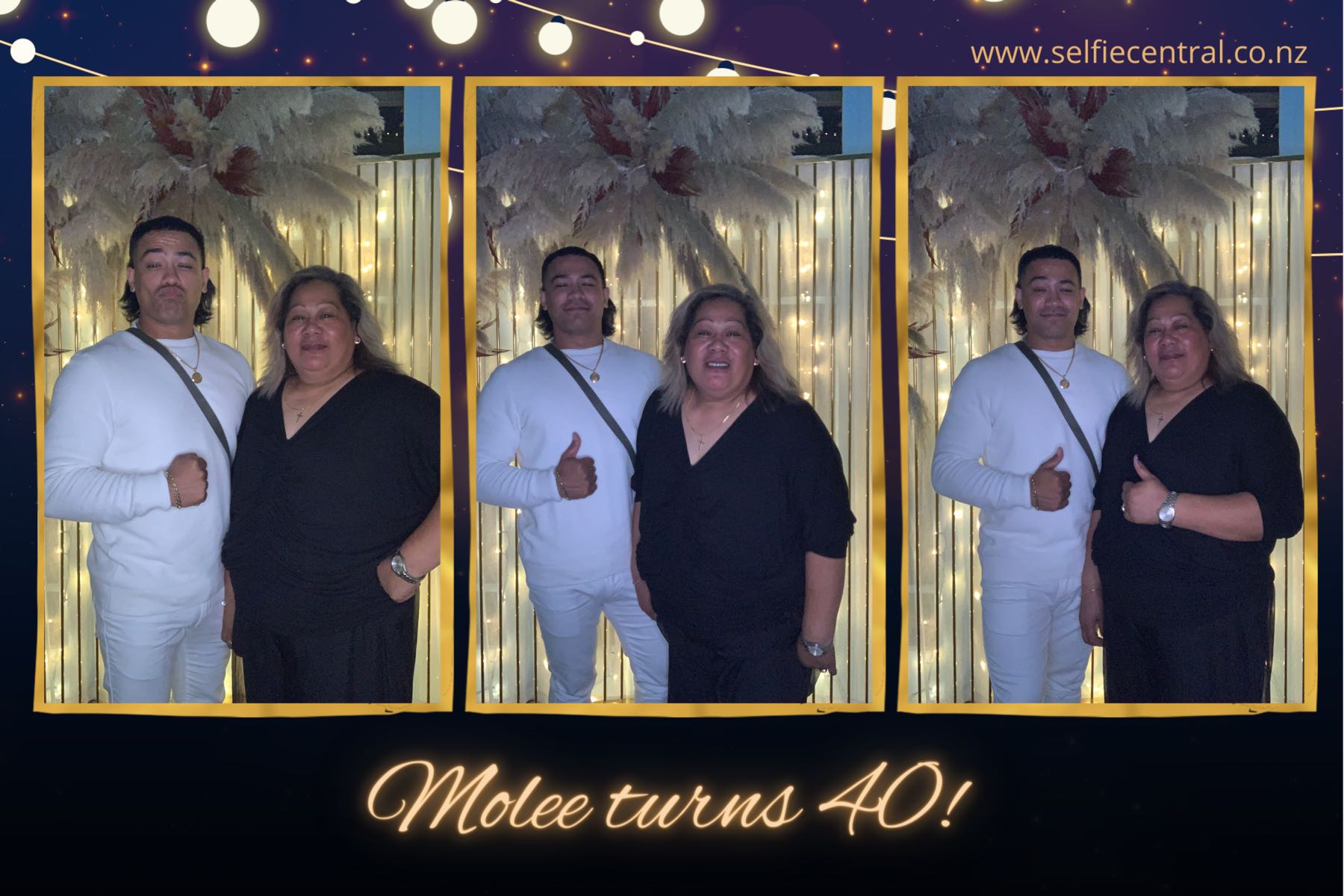 Molee's 40th Party | View more photos from the event at gallery.photobooth.co.nz/u/SelfieCentral/Molees-40th-Party