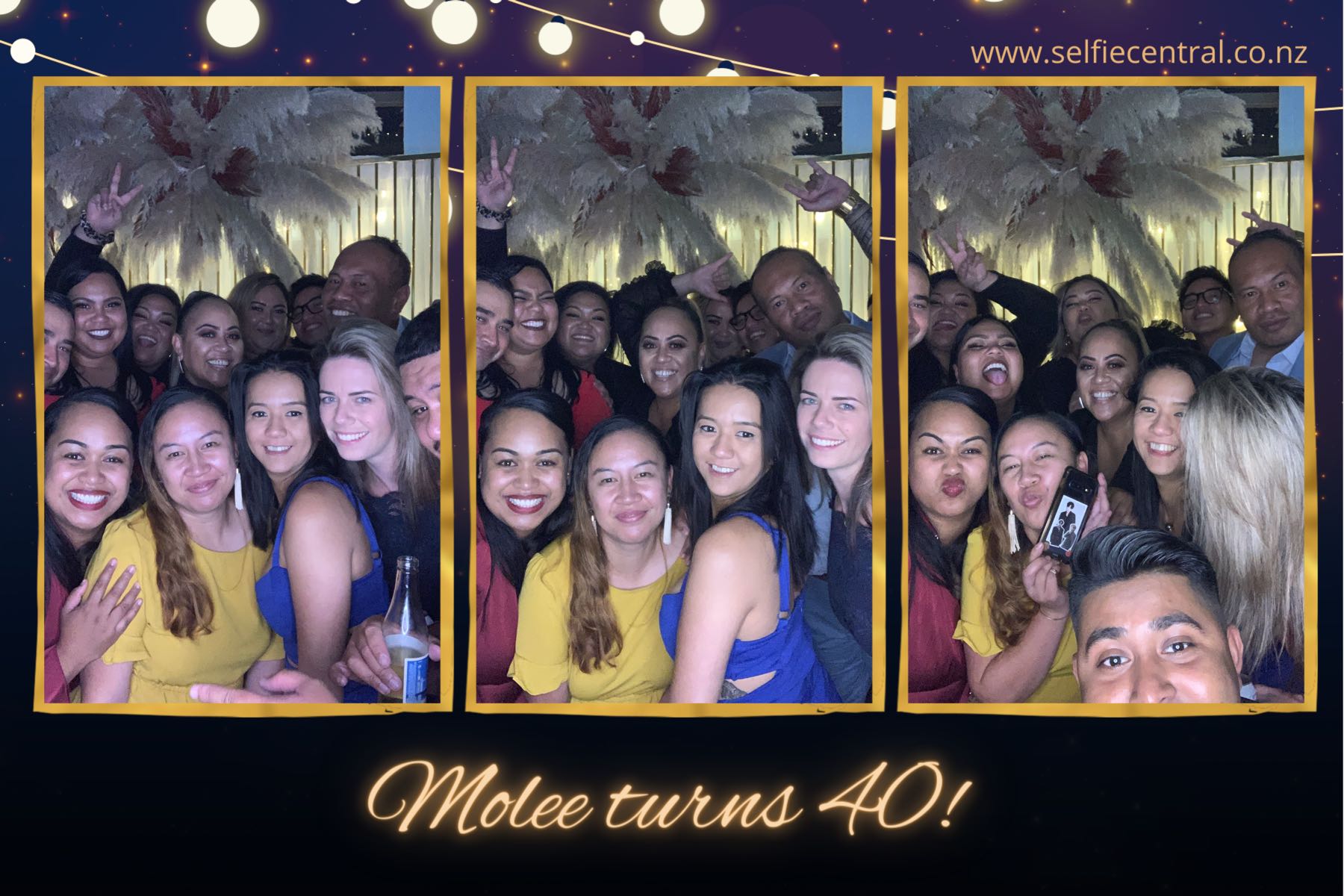 Molee's 40th Party | View more photos from the event at gallery.photobooth.co.nz/u/SelfieCentral/Molees-40th-Party