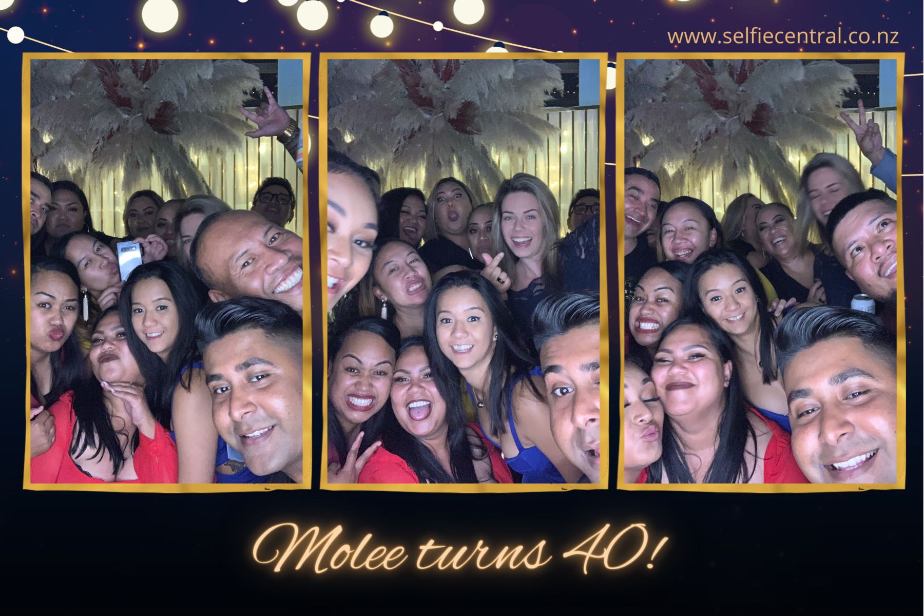 Molee's 40th Party | View more photos from the event at gallery.photobooth.co.nz/u/SelfieCentral/Molees-40th-Party